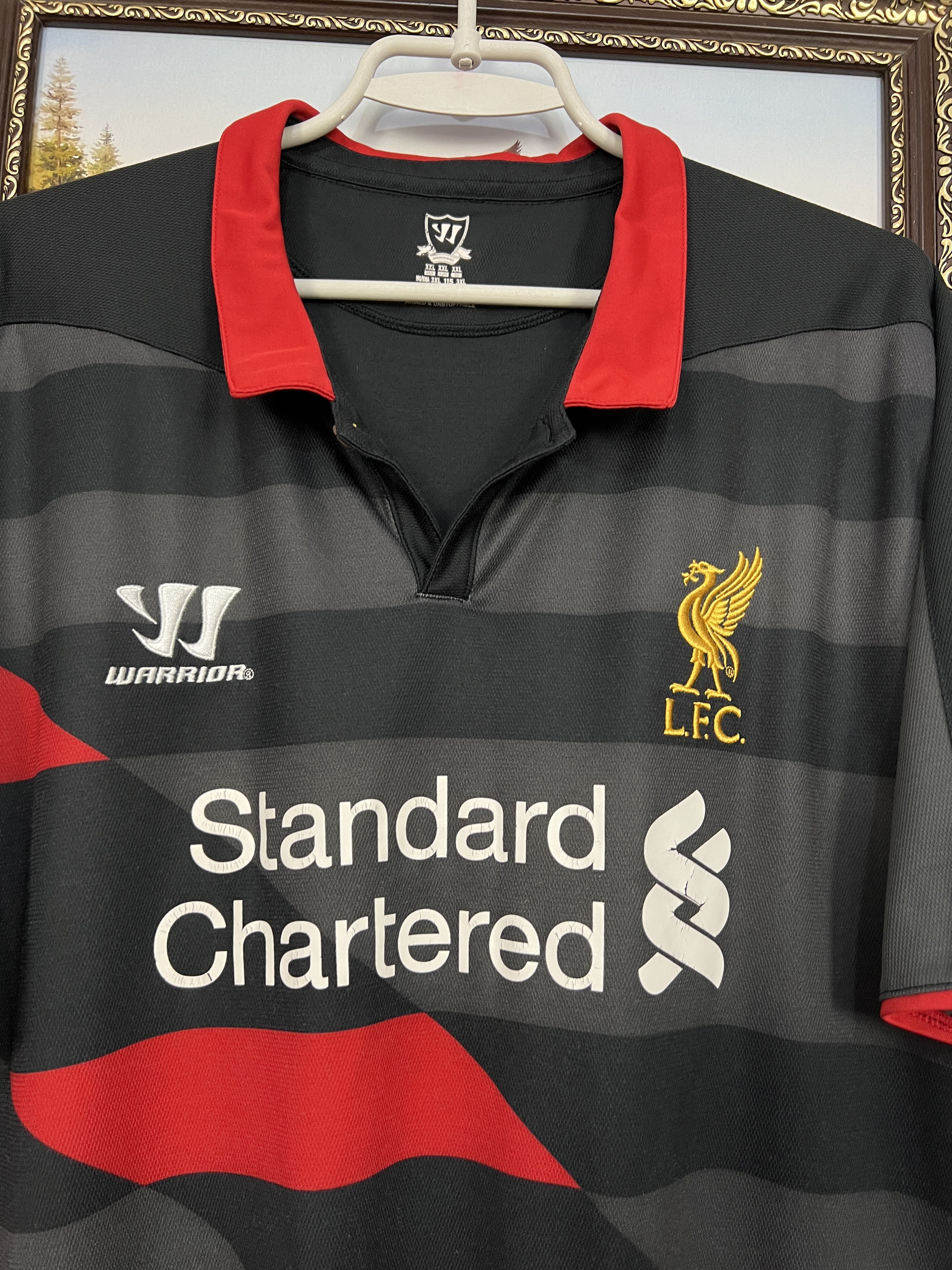 Warrior Liverpool Third football shirt 2014 Soccer Jersey Mens Size US XXL / EU 58 / 5 - 3 Thumbnail