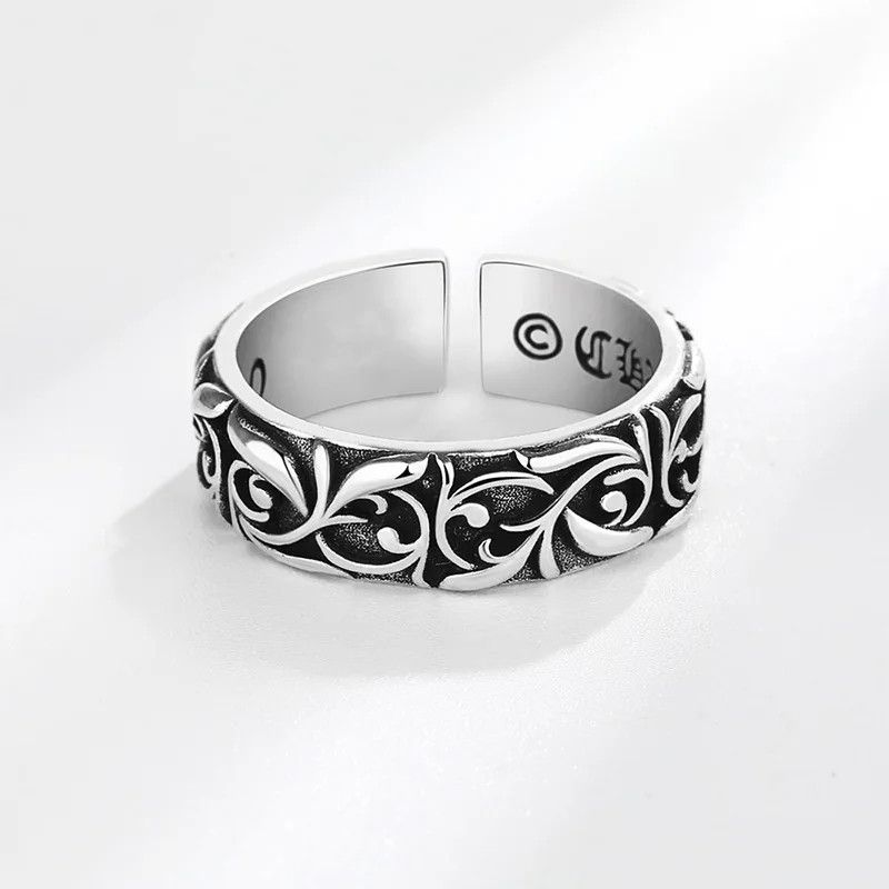 Jewelry Retro Eternal Vine Flower Ring Size ONE SIZE - 2 Thumbnail