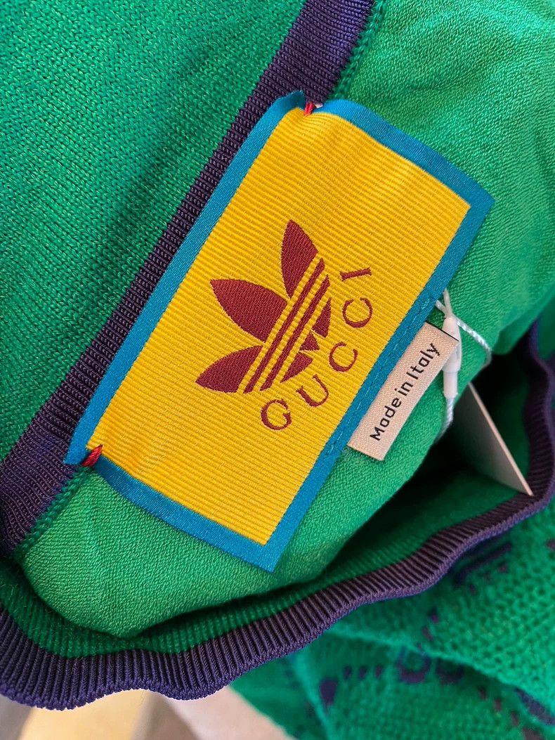 Gucci Gucci Size L Adidas co-branded double G knitted trousers 25 Size 25" / US 0 / IT 36 - 4 Thumbnail