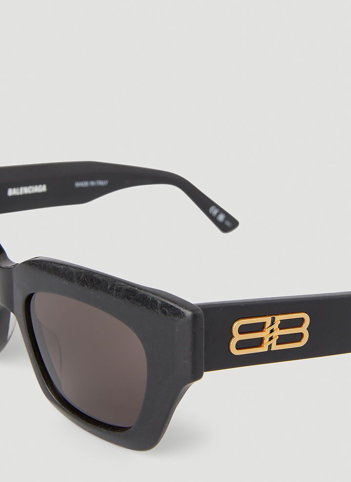 Balenciaga o1in1g1024 Size : OS / Rive Gauche D- Frame Sunglasses Black Size ONE SIZE - 5 Thumbnail