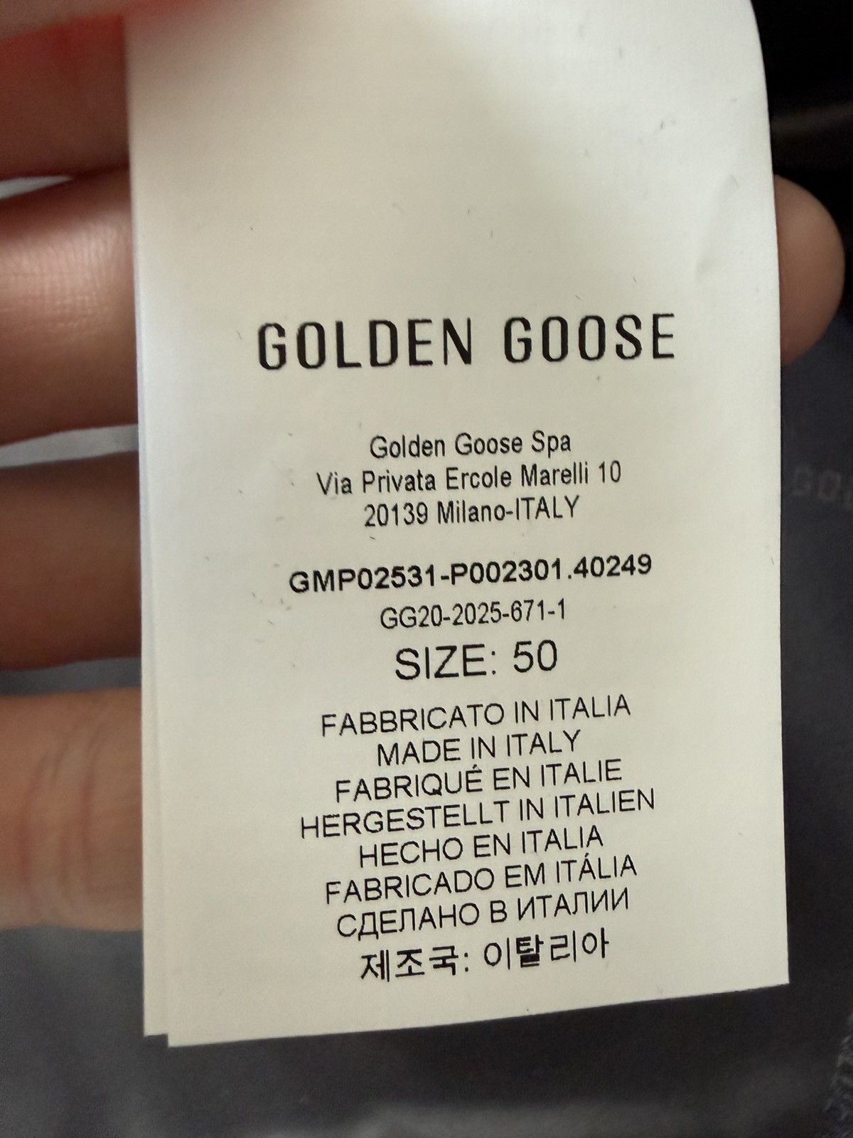 Golden Goose Golden Goose Bomber Jacket — Nappa Leather Size US L / EU 52-54 / 3 - 7 Thumbnail