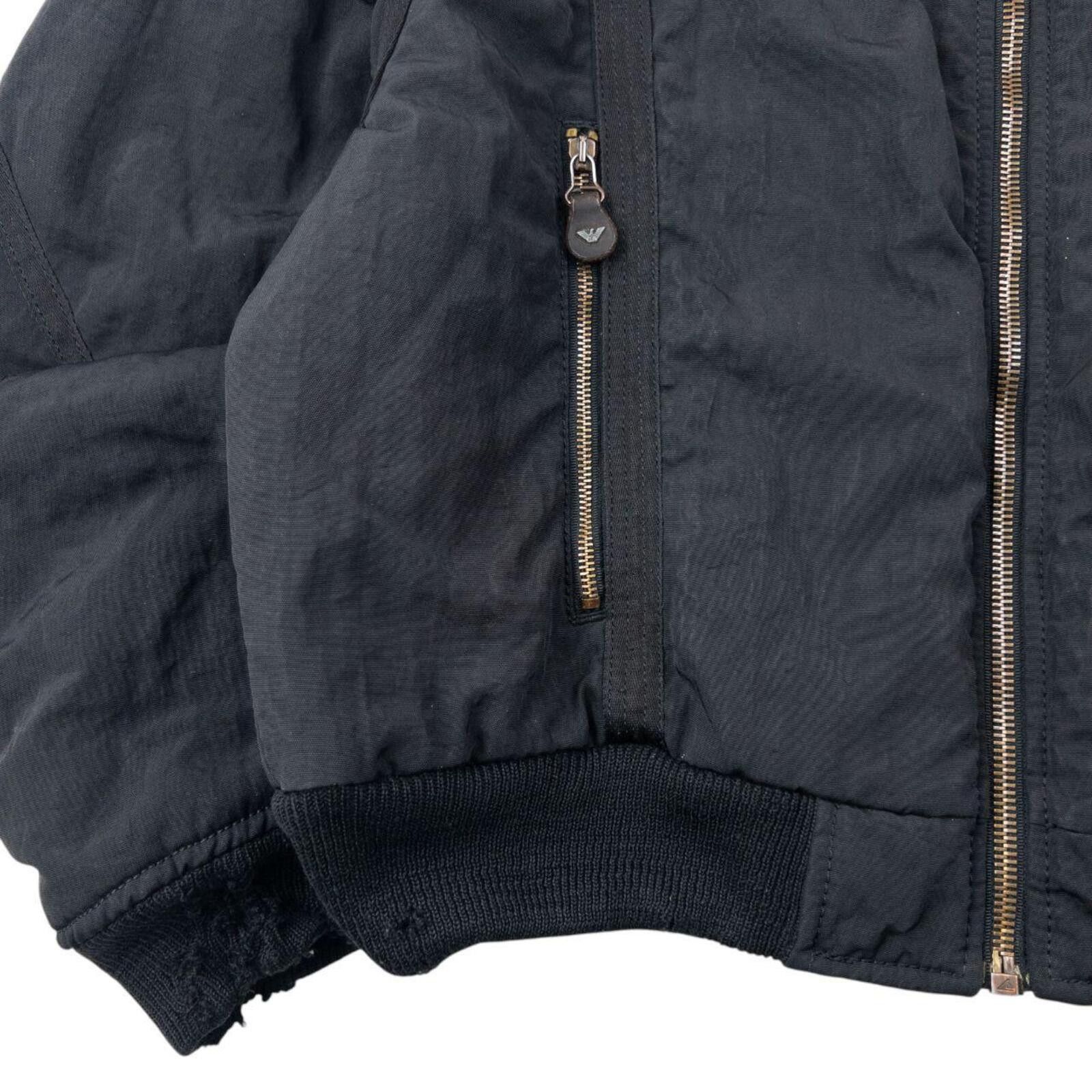 Other Vintage Armani Jeans Ballistic Nylon Padded Bomber Jacket XL Size US XL / EU 56 / 4 - 8 Thumbnail