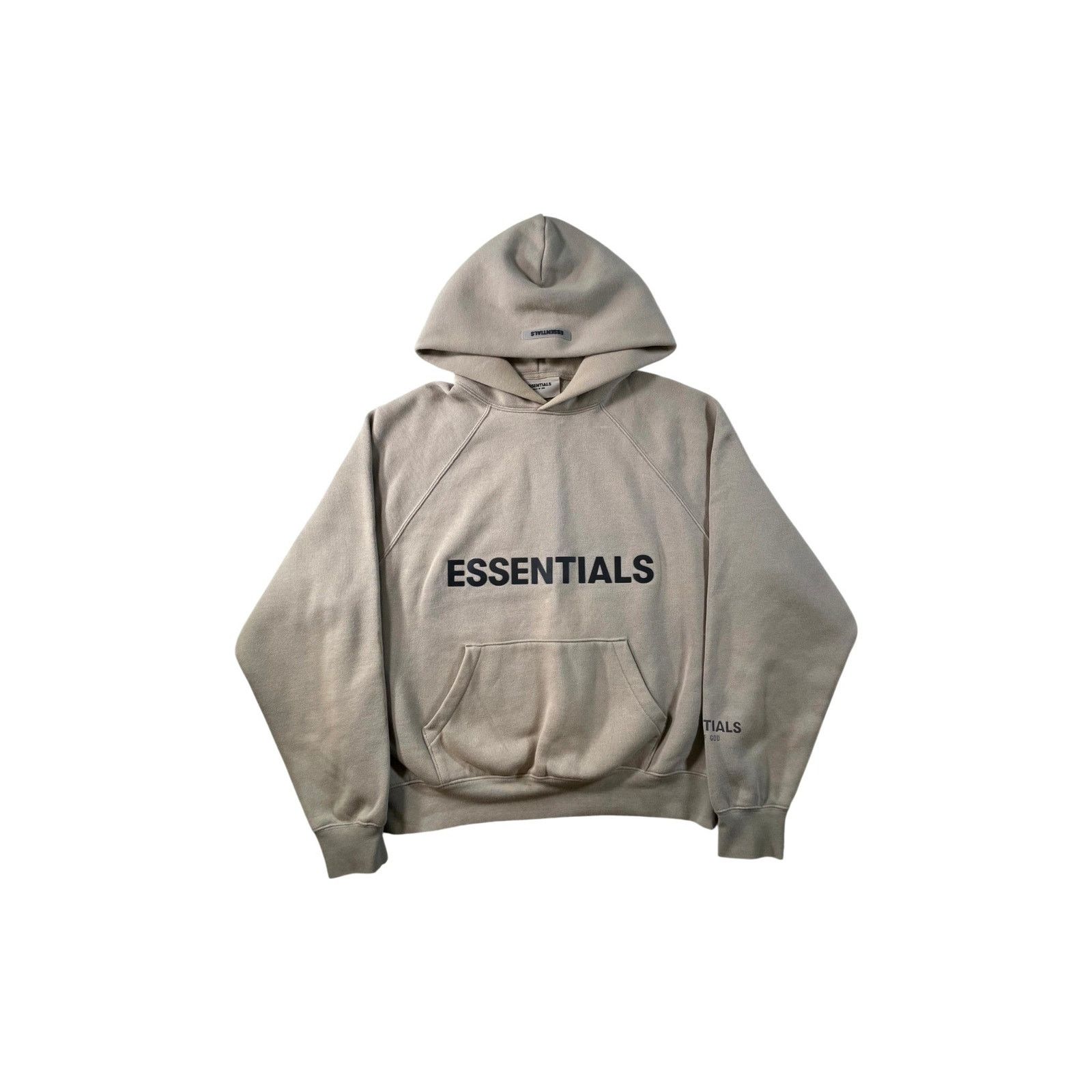Essentials Essentials Applique Logo Tan Hoodie Size US XXS / EU 40 - 1 Thumbnail