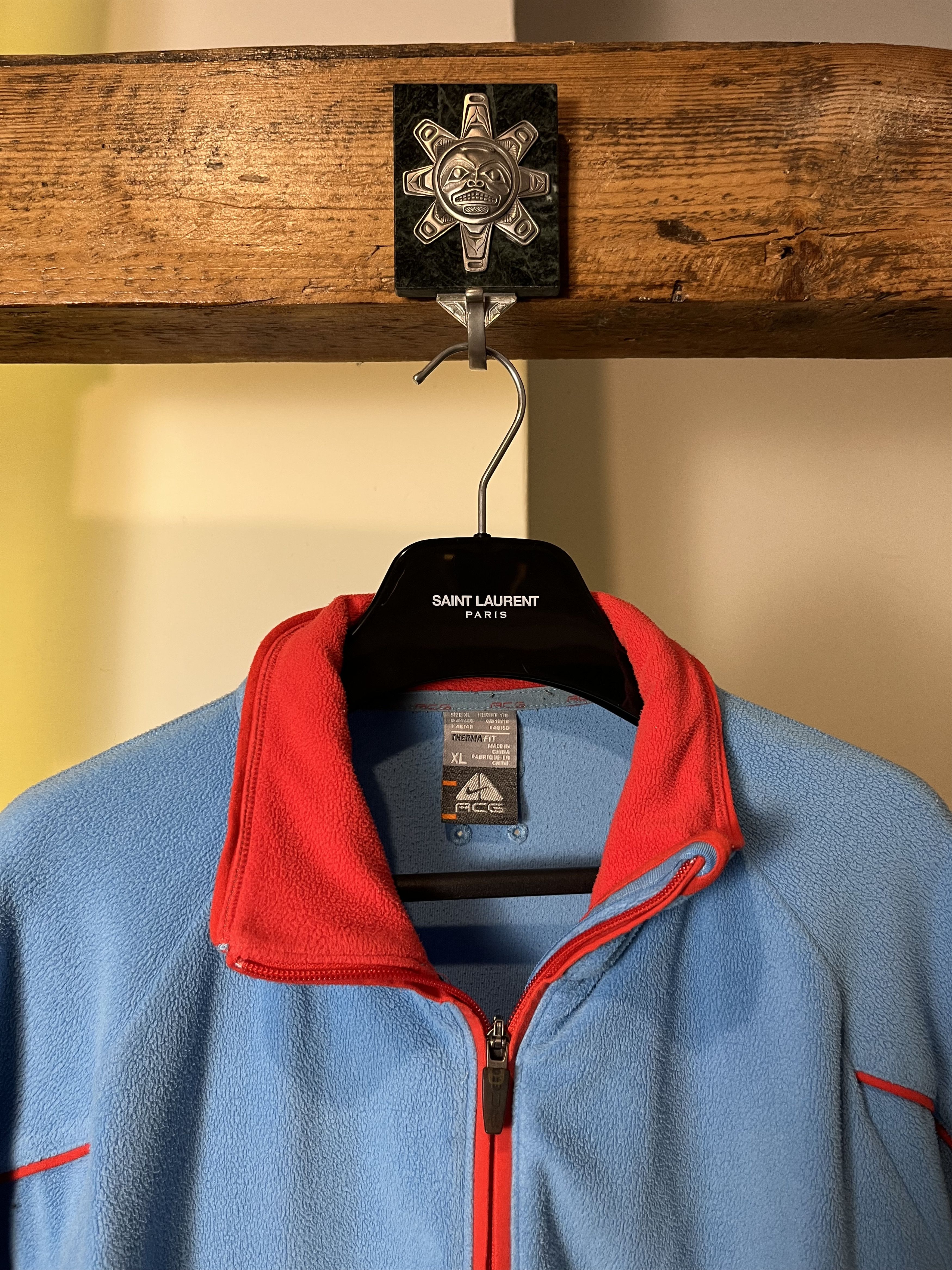 Nike × Nike ACG × Vintage Vintage 90s y2k Nike ACG Ski Snowboard Fleece Zip Size US XL / EU 56 / 4 - 3 Thumbnail