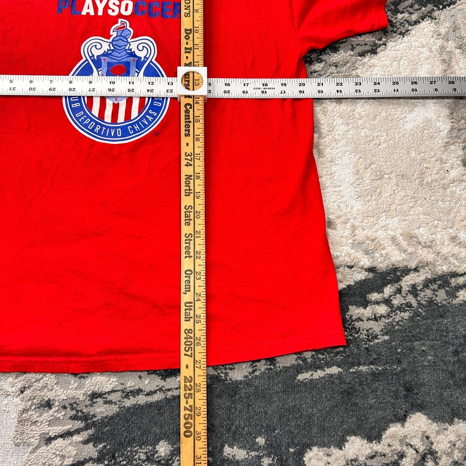 Gildan Y2K T Shirt Mens Large Red Club Deportivo Chivas USA Size US L / EU 52-54 / 3 - 6 Thumbnail