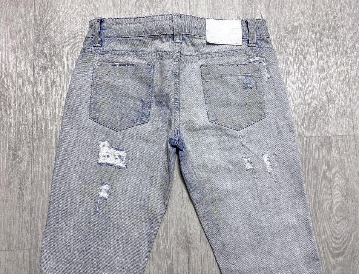 Other J’s Exte Washed Blue Distressed Torn Jeans Denim Size 27" / US 4 / IT 40 - 6 Thumbnail