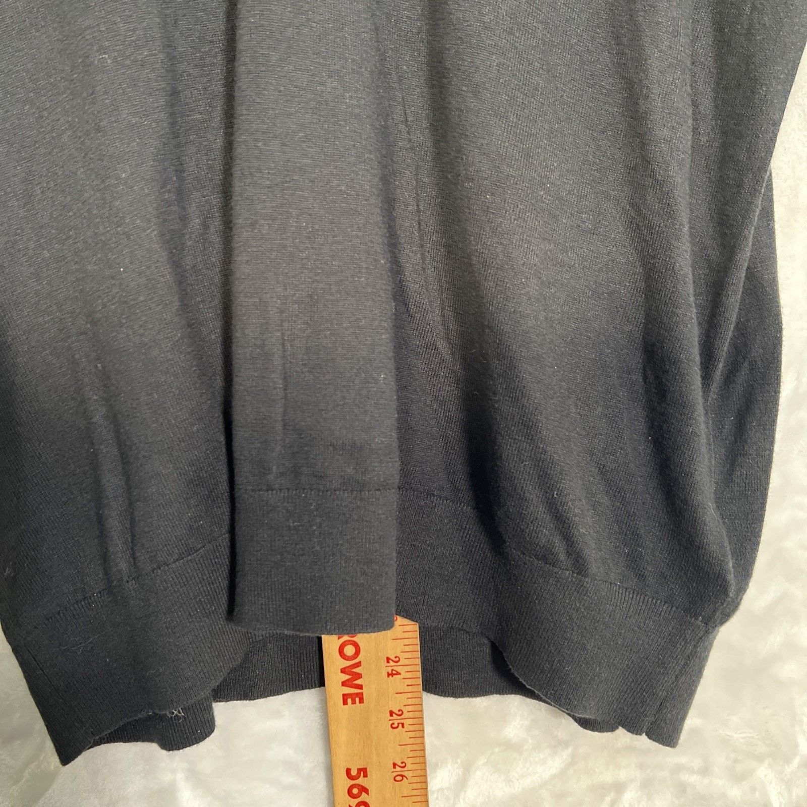 Lauren Ralph Lauren Black Label Ralph Lauren Women's Black Top Silver Buttons Size XL / US 12-14 / IT 48-50 - 12 Thumbnail