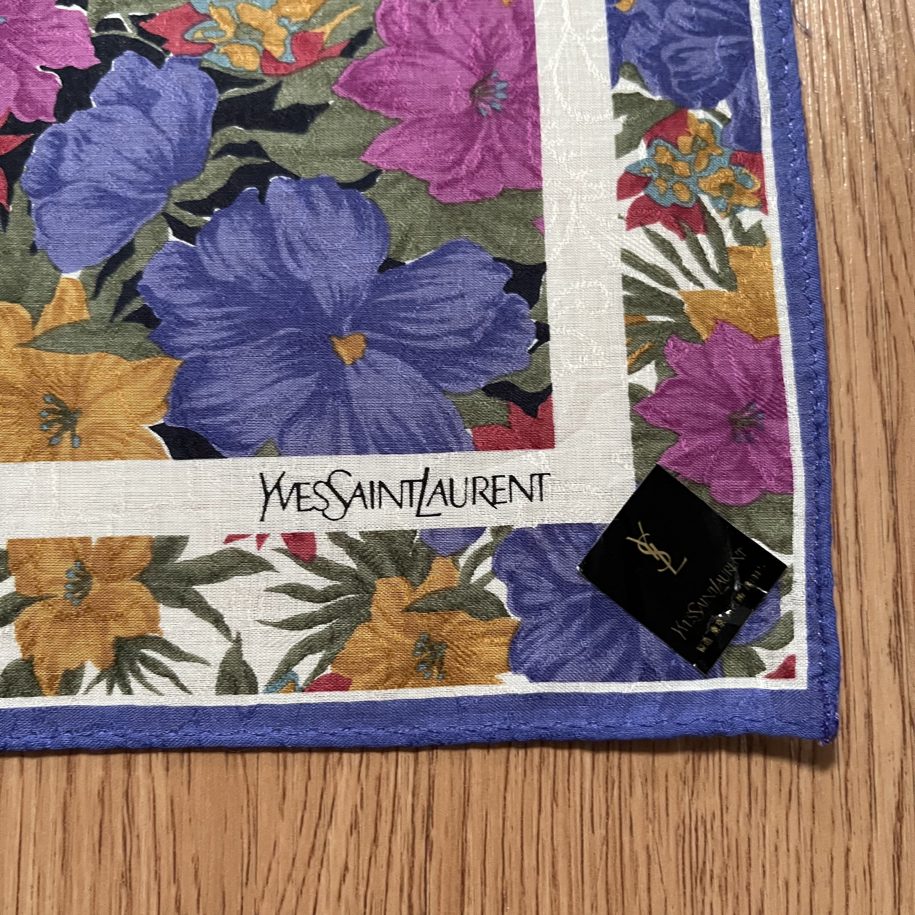 Yves Saint Laurent Vintage Yves Saint Laurent Handkerchief Size ONE SIZE - 2 Thumbnail