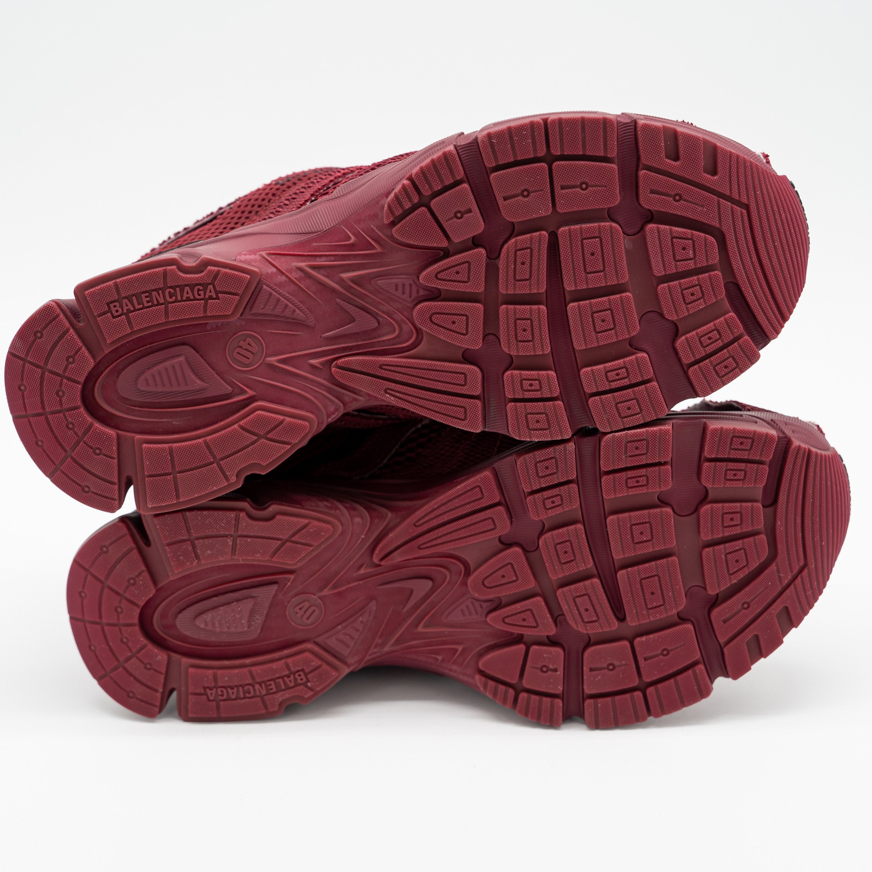 Balenciaga 40 EU / 10 US Balenciaga Phantom Sneakers Burgundy Mesh Size US 10 / IT 40 - 6 Thumbnail