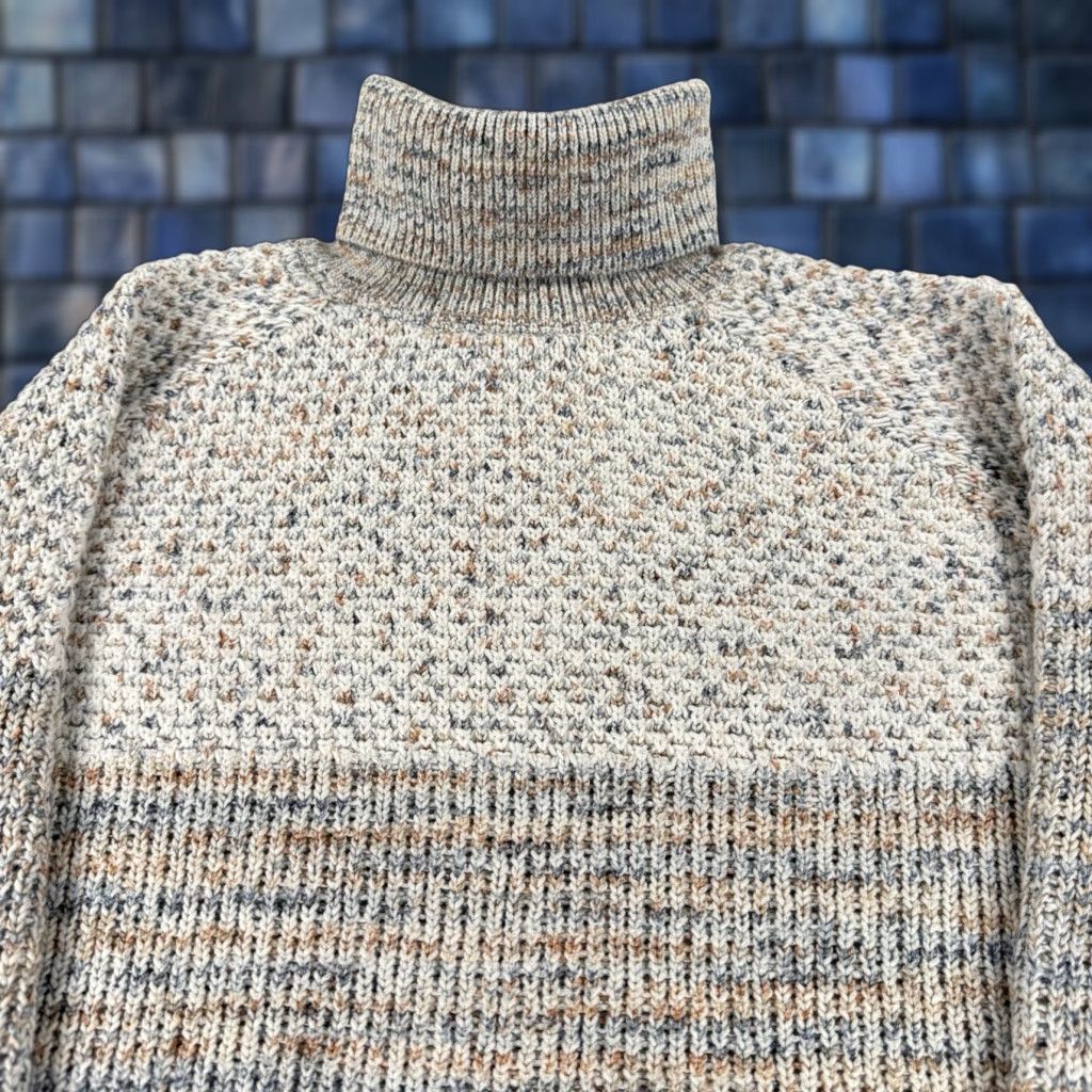 Prana prAna Callisto Sweater Women S White Blue Orange Knit Turtleneck SO SOFT Cozy Womens Size S / US 4 / IT 40 - 1 Thumbnail