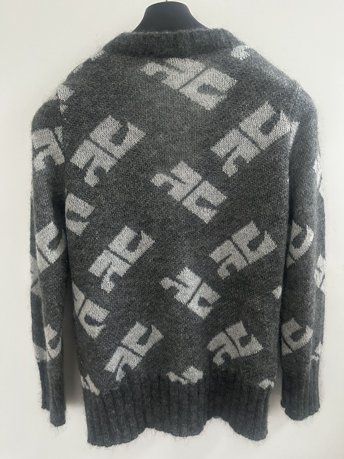 Courreges Courrèges Paris Logo Mohair Wool Cardigan – Made in Italy Size S / US 4 / IT 40 - 2 Thumbnail