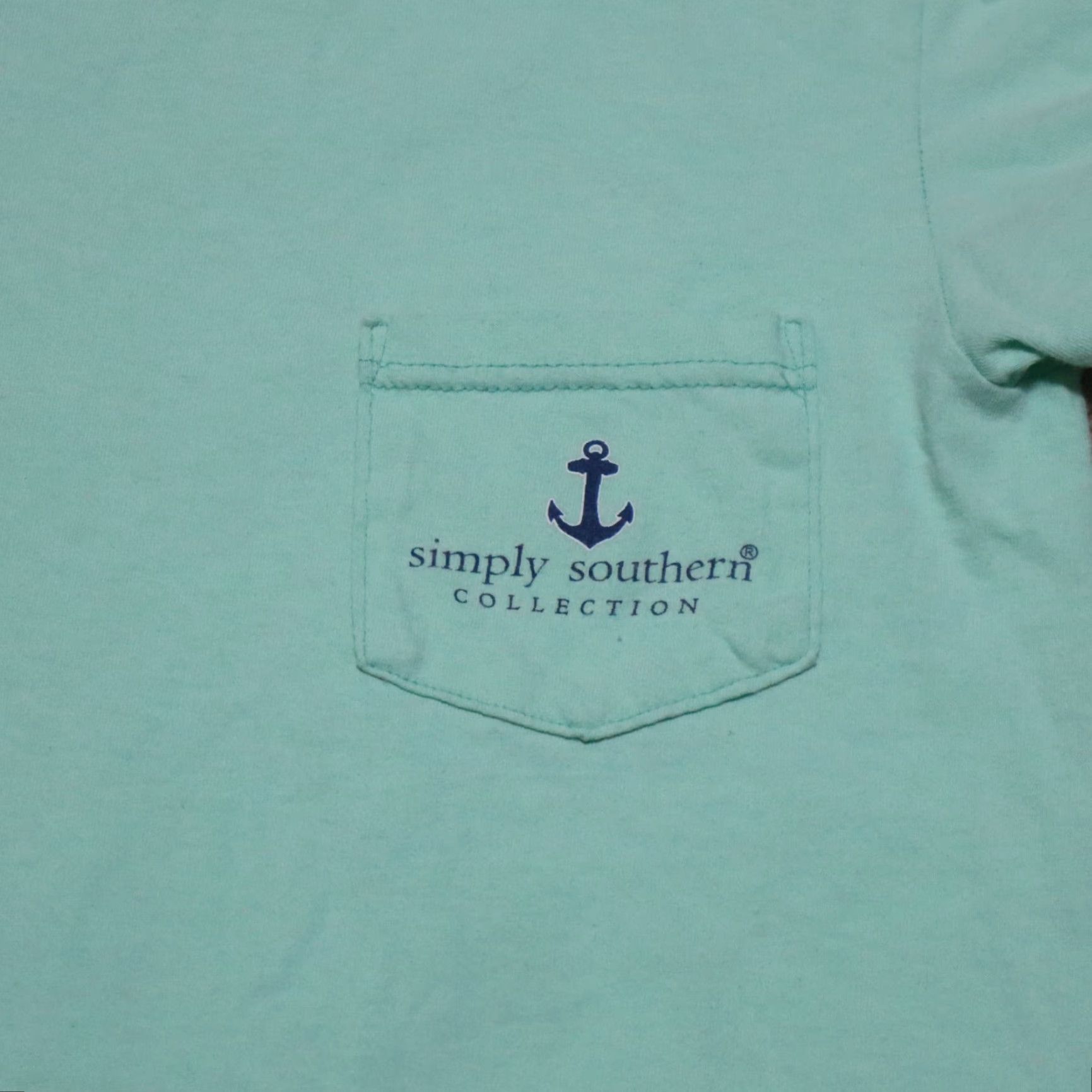 Hope Simply Southern Shirt Ladies Small Blue "Hope Is an Anchor for the Soul" T-Shirt Womens Small Blue 90s? Size S / US 4 / IT 40 - 3 Thumbnail