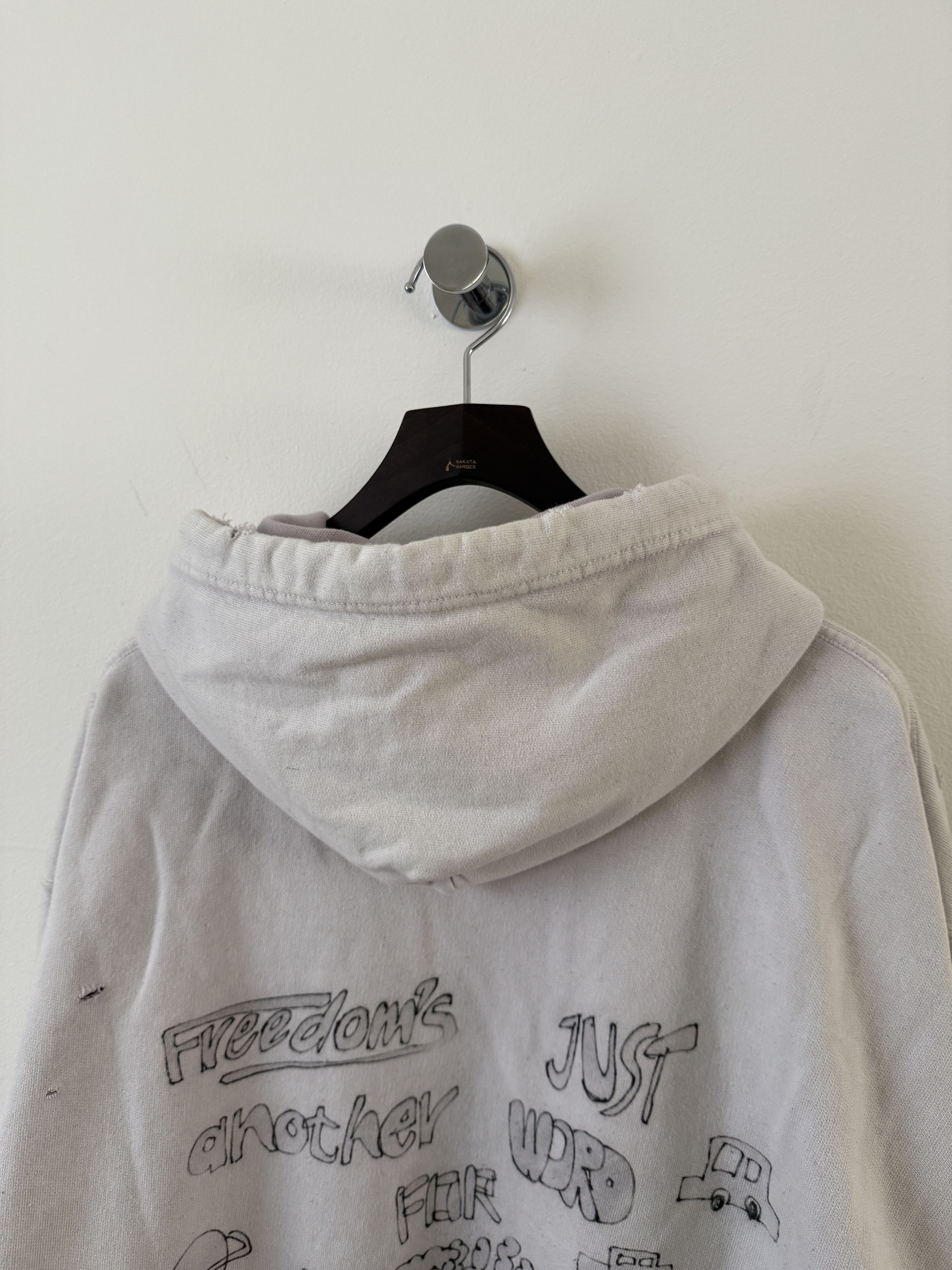 Maison MIHARA YASUHIRO Bleached Distressed Cat Hoodie Size US S / EU 44-46 / 1 - 14 Thumbnail