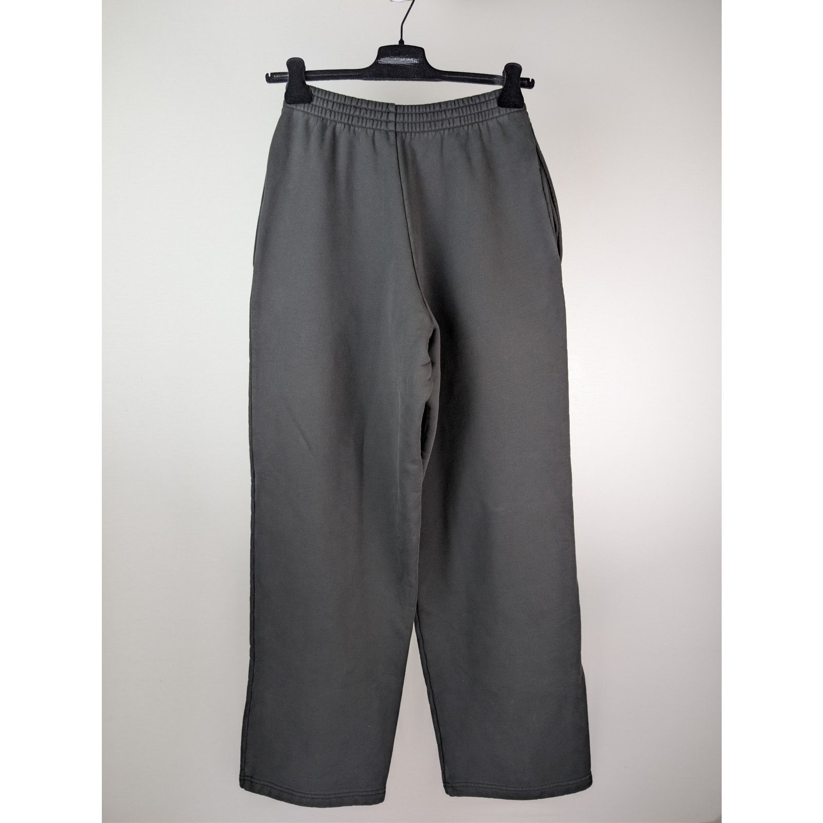Balenciaga o1rshd1 Activewear Molleton Archetype Baggy Sweatpants Black Size US 30 / EU 46 - 12 Thumbnail