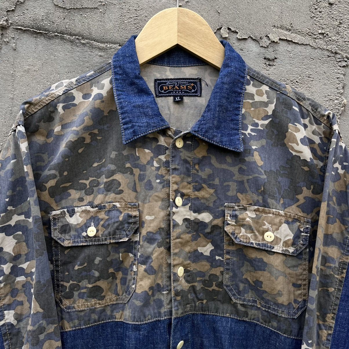 Beams Plus Beams camouflage shirt Size US L / EU 52-54 / 3 - 2 Thumbnail