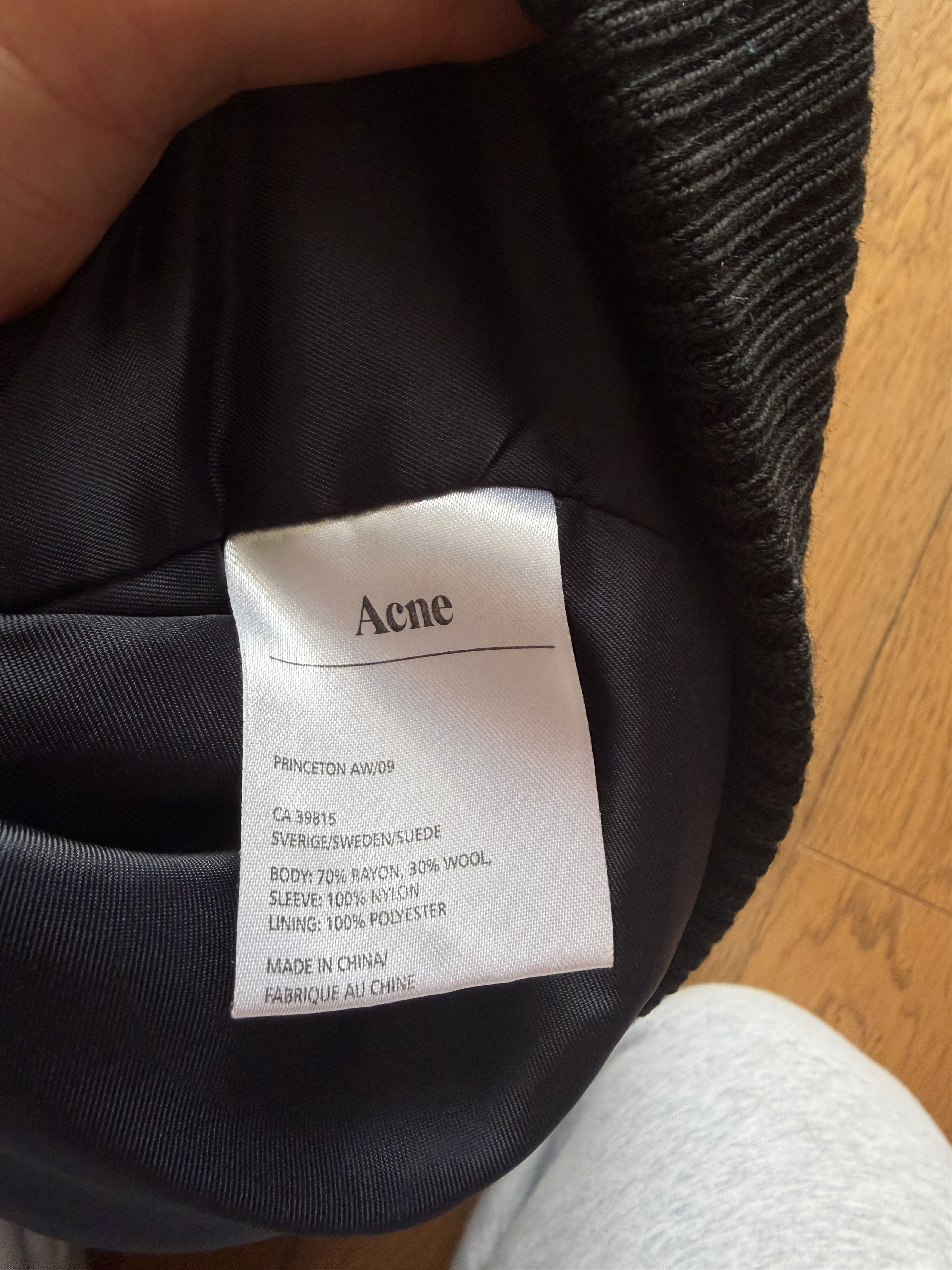 Acne Studios Archive Acne Princeton AW/09 bomber jacket Size US M / EU 48-50 / 2 - 5 Thumbnail