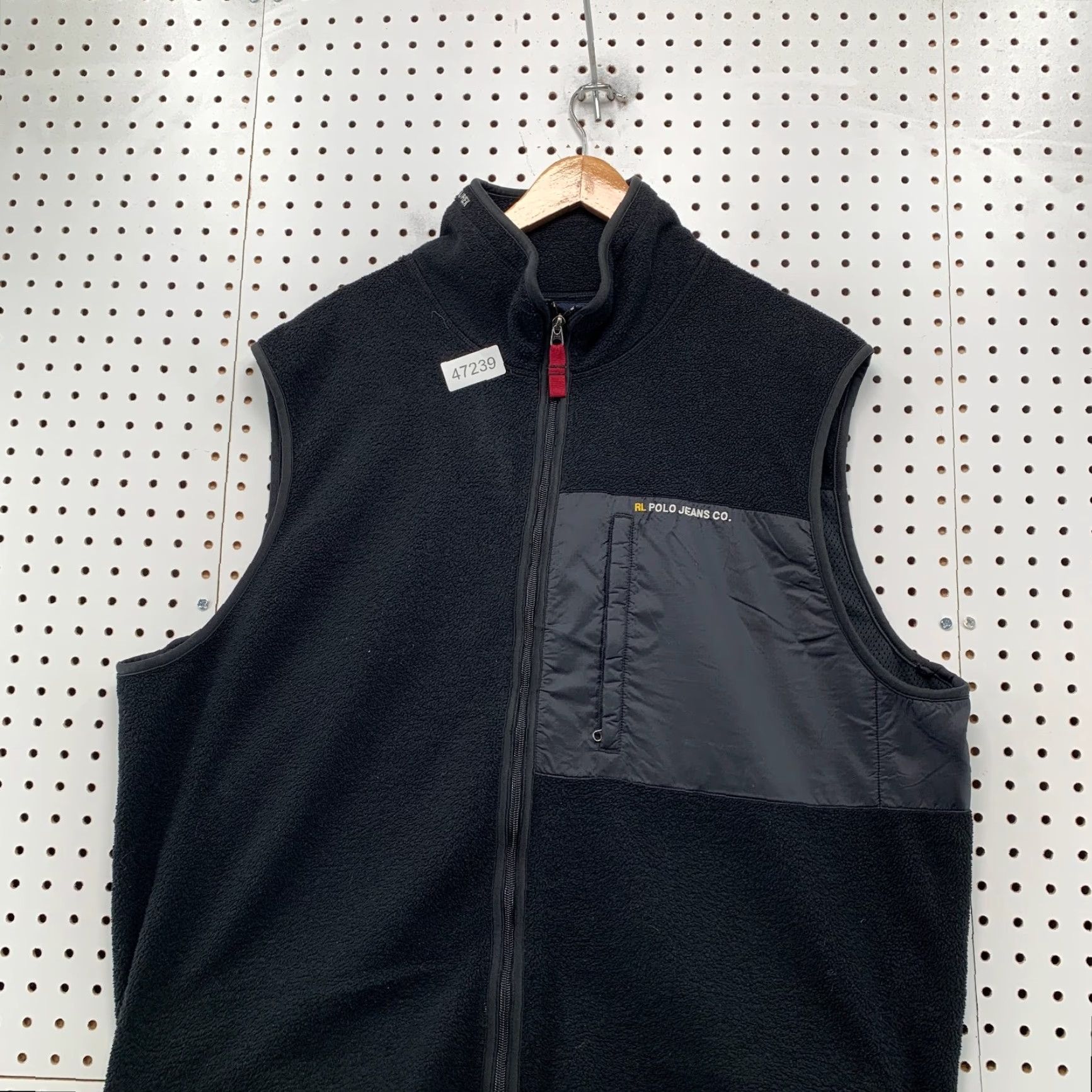 Polo Ralph Lauren VINTAGE Polo Ralph Lauren Vest Jacket Mens 2XL Black Fleece Removable Hooded Size US XXL / EU 58 / 5 - 5 Thumbnail