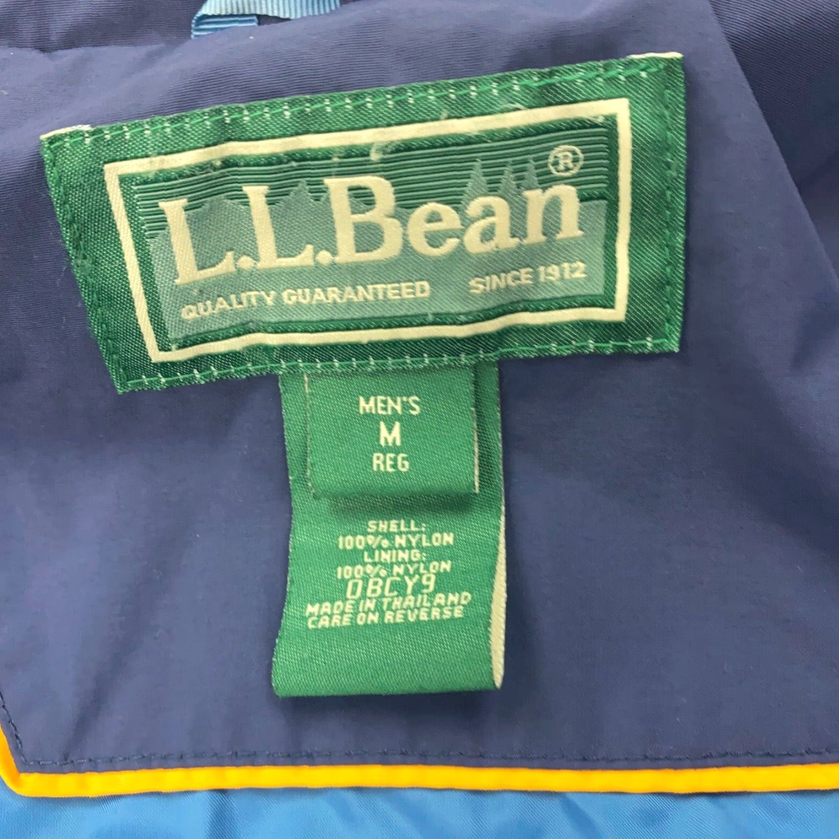 Vintage VINTAGE L.L. Bean Windbreaker Jacket Men Medium Blue 90s Y2K Outdoor Casual Size US M / EU 48-50 / 2 - 7 Thumbnail