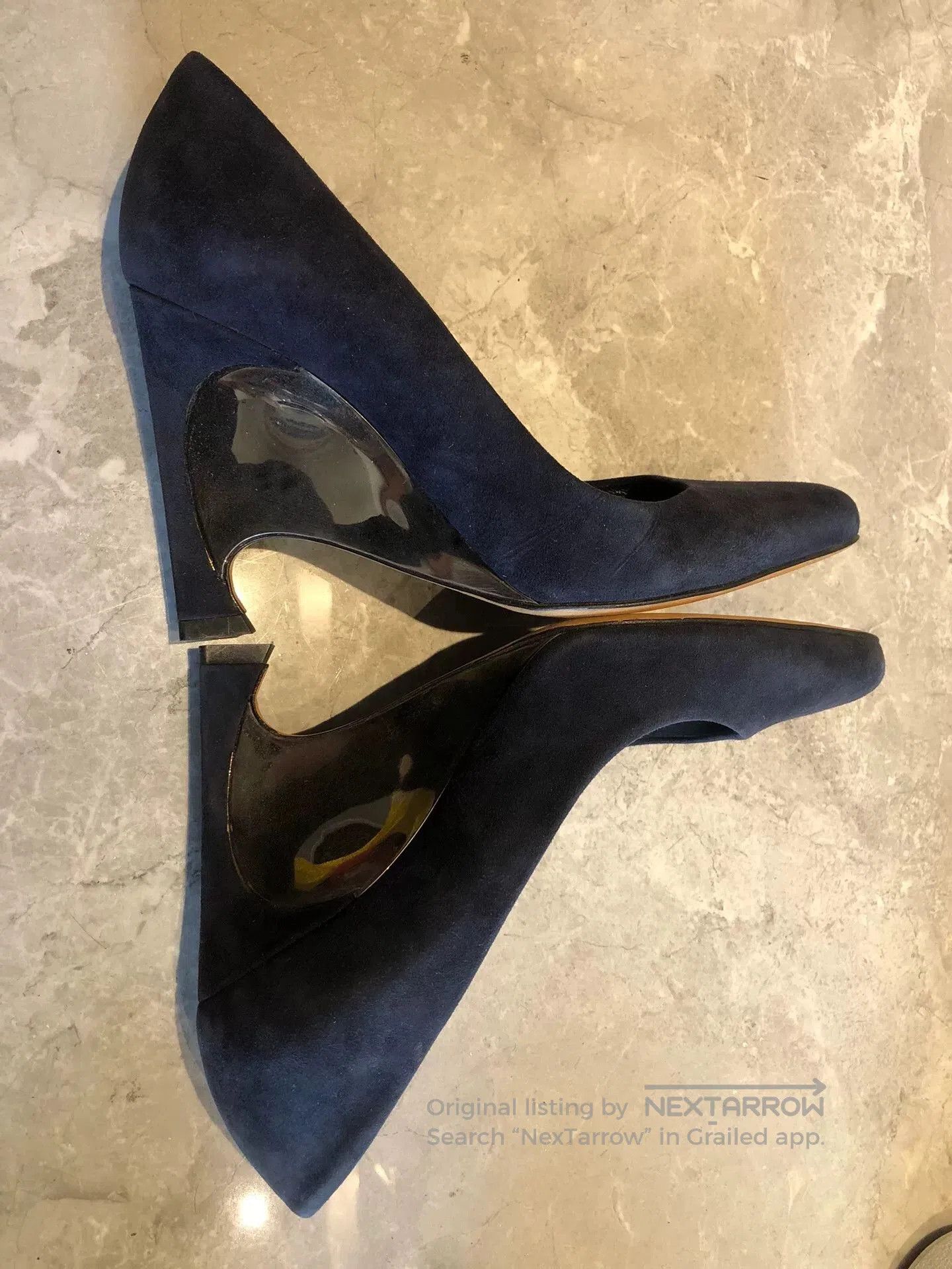Japanese Brand Dior Limited Suede Metal Heel Shoes. Size US 6 / IT 36 - 3 Thumbnail