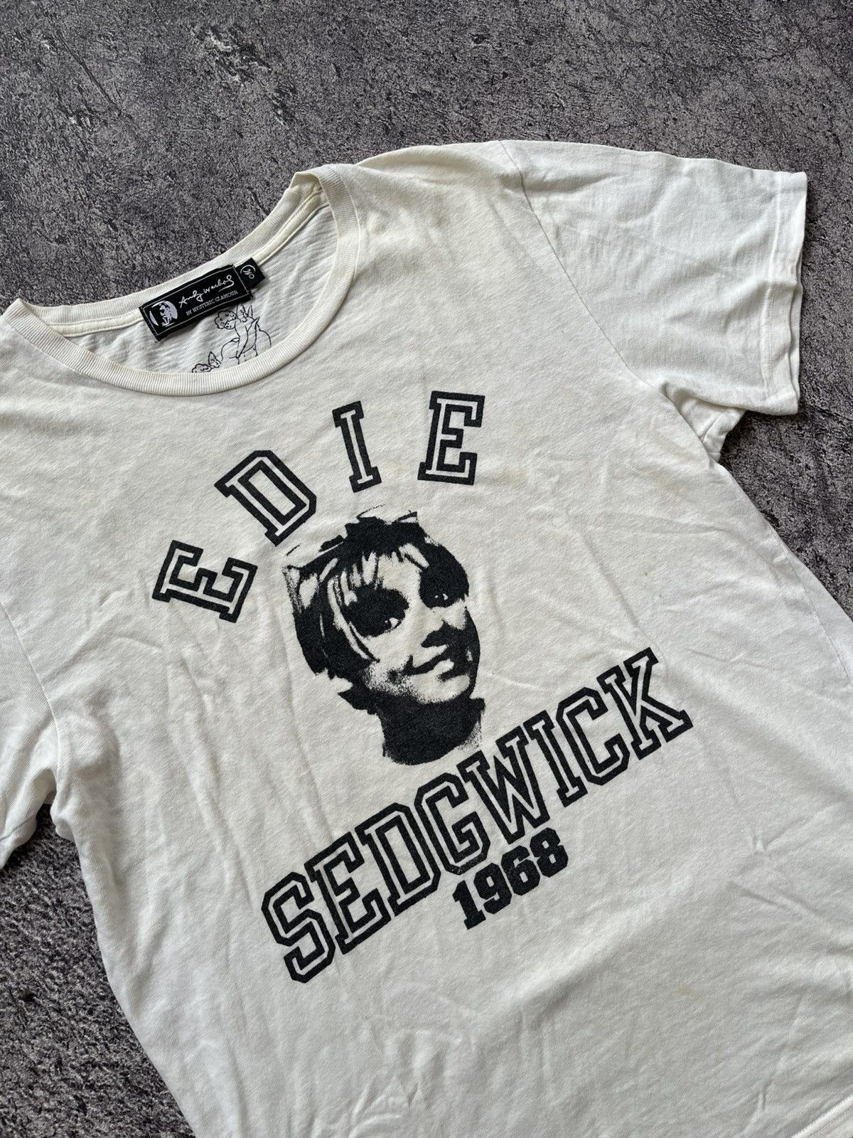 Hysteric Glamour RERE HYSTERIC GLAMOUR EDIESEDGWICK 1968 TSHIRT Size US M / EU 48-50 / 2 - 2 Thumbnail