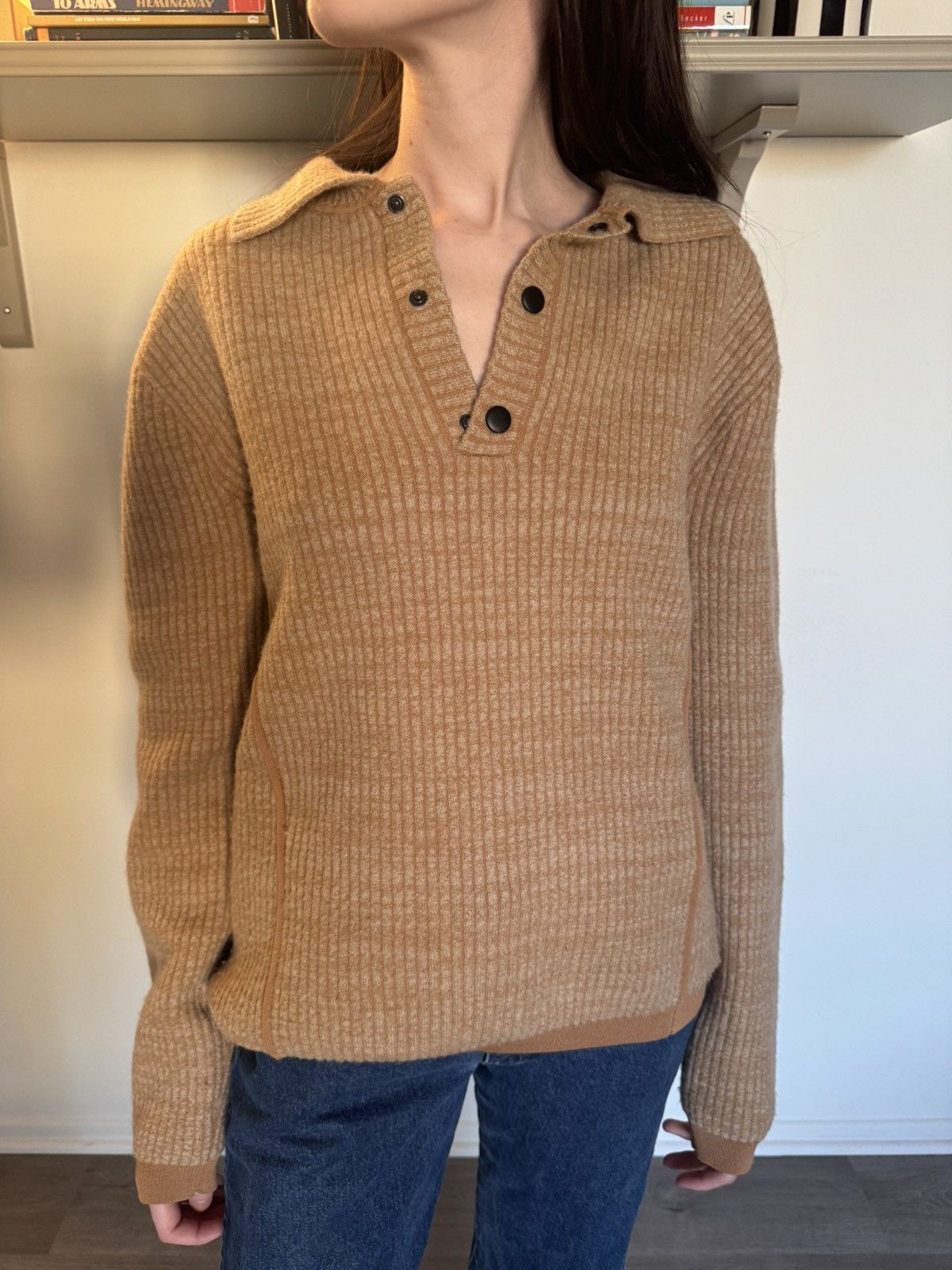 Eckhaus Latta Eckhaus Latta Collared Rib Sweater Size US S / EU 44-46 / 1 - 3 Thumbnail