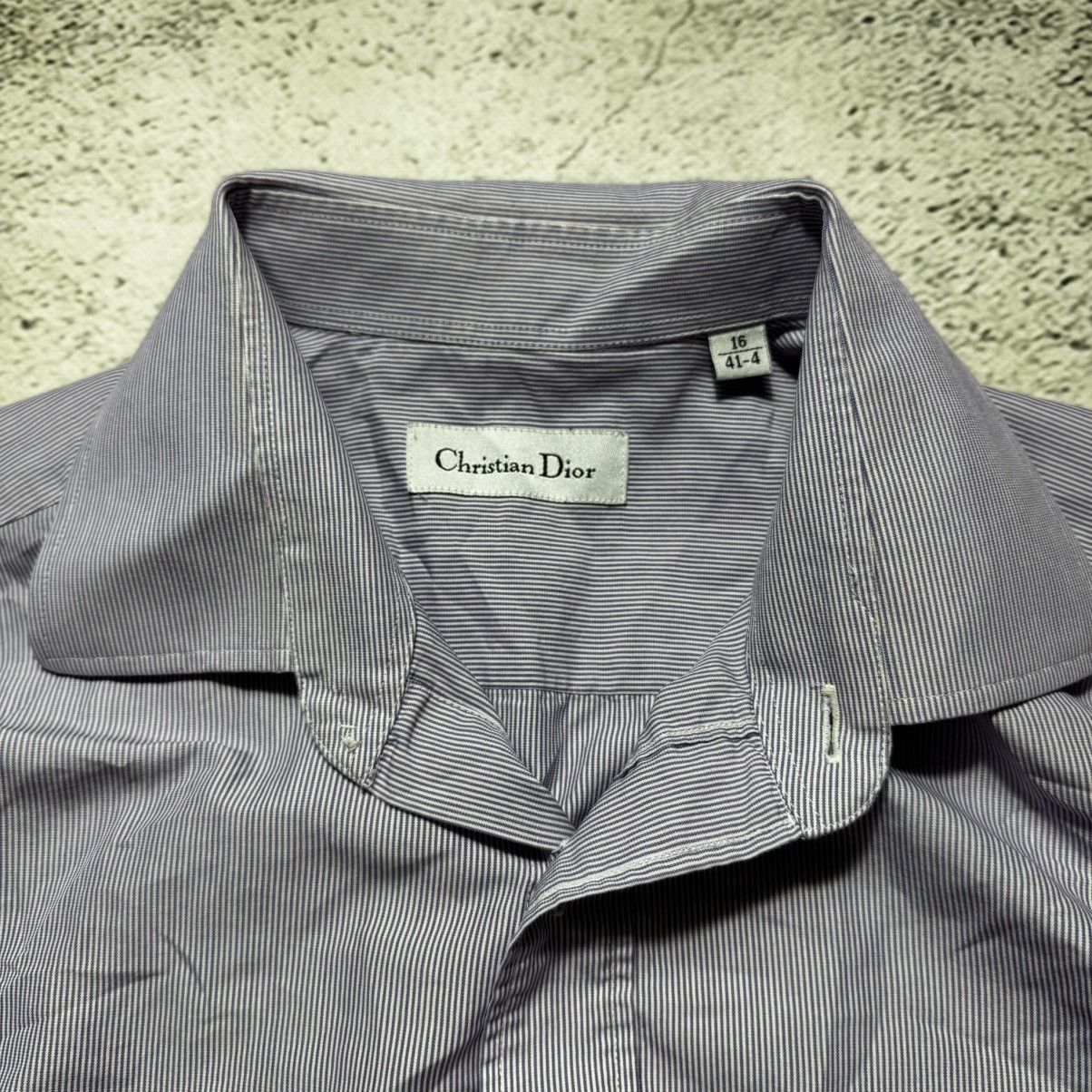 Christian Dior Monsieur vintage christian dior striped shirt button ups luxury Size US L / EU 52-54 / 3 - 6 Thumbnail