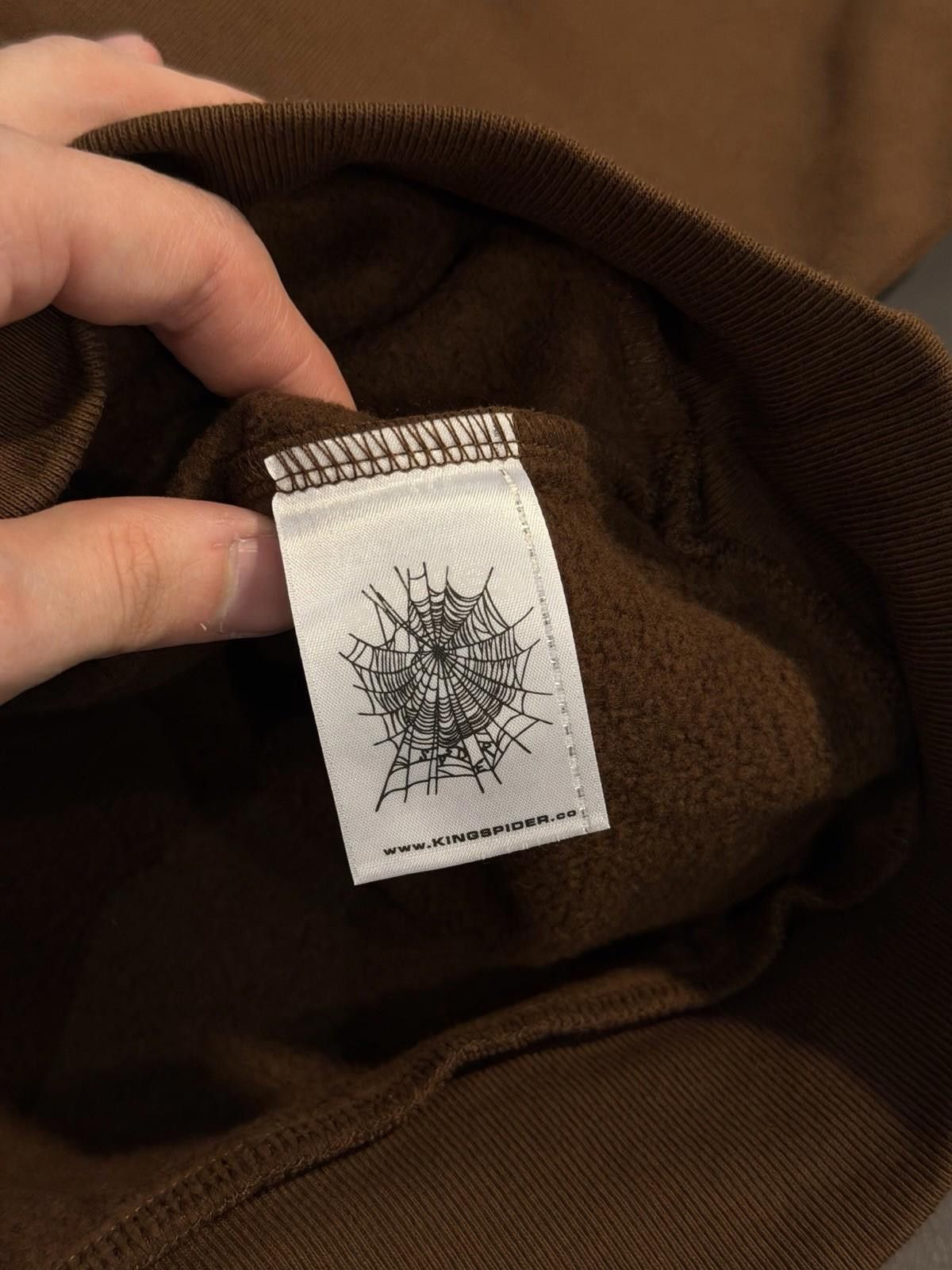 Sp5der Sp5der Worldwide Brown Crystal Hoodie Size (M) (NEW) Size US M / EU 48-50 / 2 - 8 Thumbnail