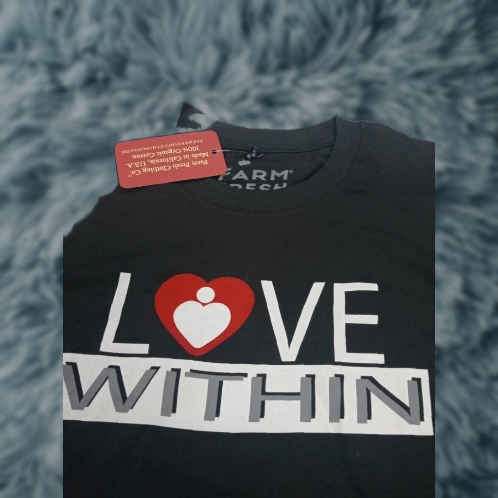 Vintage FARM FRESH T-Shirt Women M Gray USA Organic Cotton Love Within SS TShirt New Tags 36" Chest Size M / US 6-8 / IT 42-44 - 1 Thumbnail
