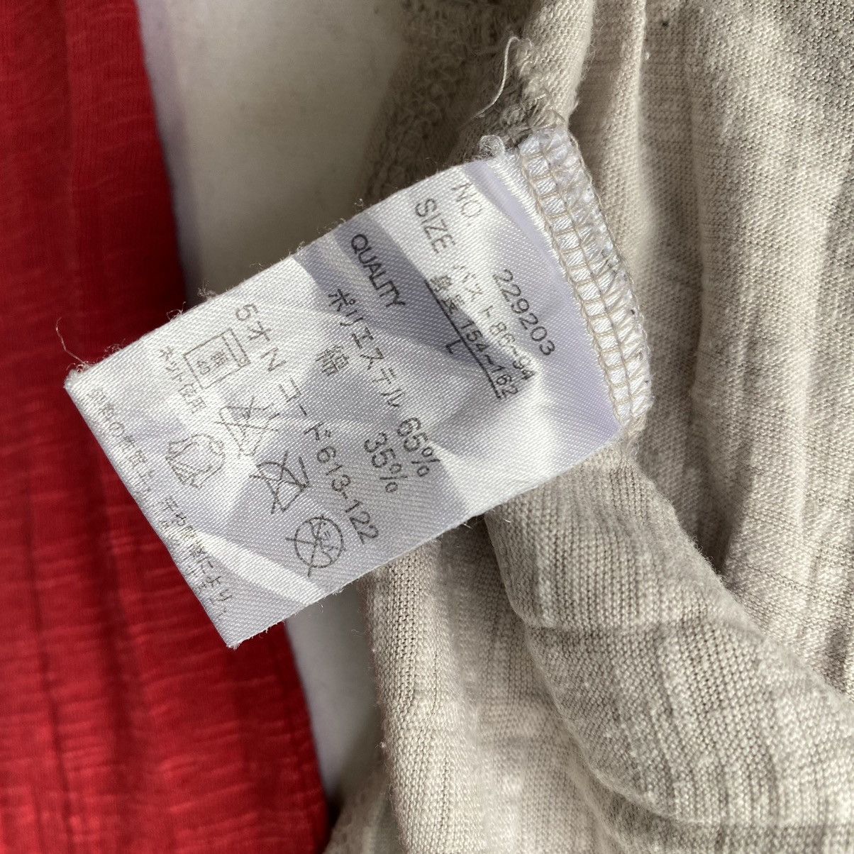 If Six Was Nine × Japanese Brand × Le Grande Bleu (L.G.B.) Japanese Poem Everything Suitable Distressed Long Sleeve Tee Size US M / EU 48-50 / 2 - 8 Thumbnail