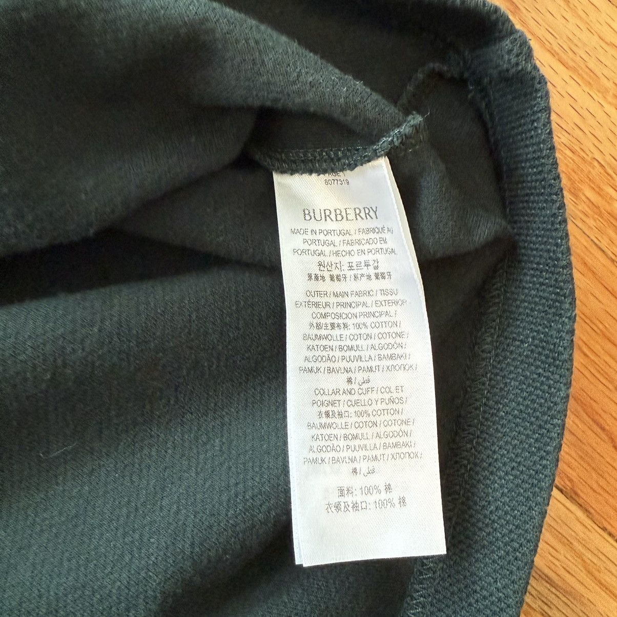 Burberry Burberry Green Cotton Long Sleeve Polo Shirt Size US XS / EU 42 / 0 - 6 Thumbnail