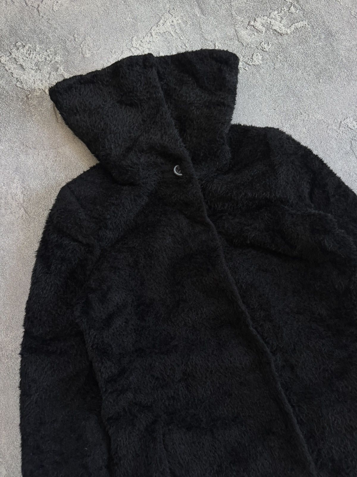 Max Mara × Weekend Max Mara Max Mara USA12/GB14 black alpaca/wool coat button up jacket Size XL / US 12-14 / IT 48-50 - 10 Thumbnail