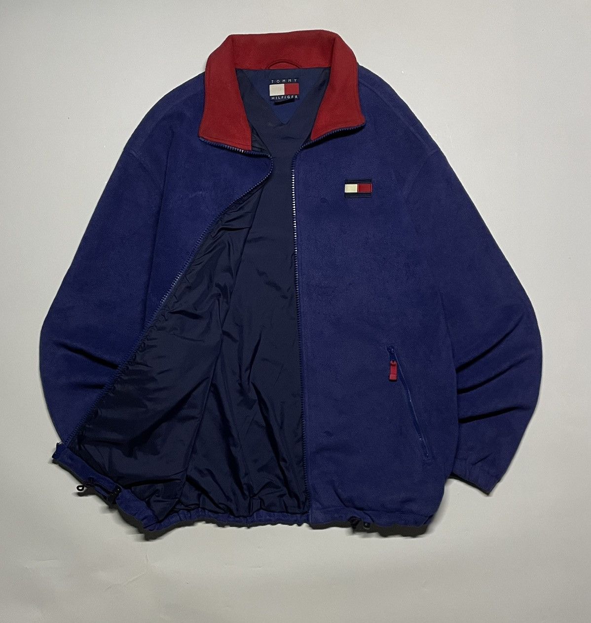 Tommy Hilfiger × Vintage Tommy hilfiger big flag Warm Vintage jacket Size US L / EU 52-54 / 3 - 8 Thumbnail
