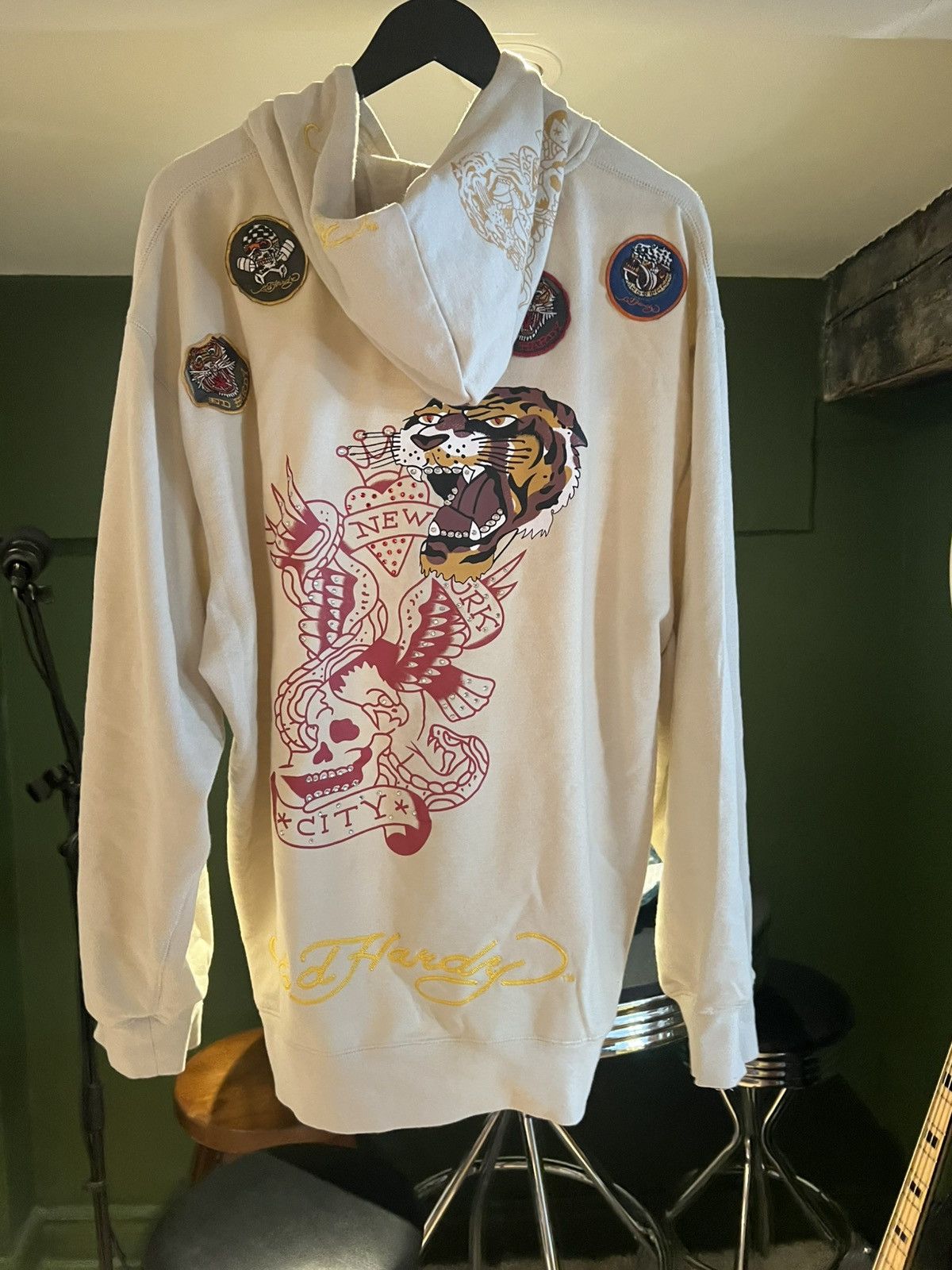 Ed Hardy Ed hardy Christian audiger BAGGY ZIP UP 🪐 Size US XXL / EU 58 / 5 - 2 Thumbnail