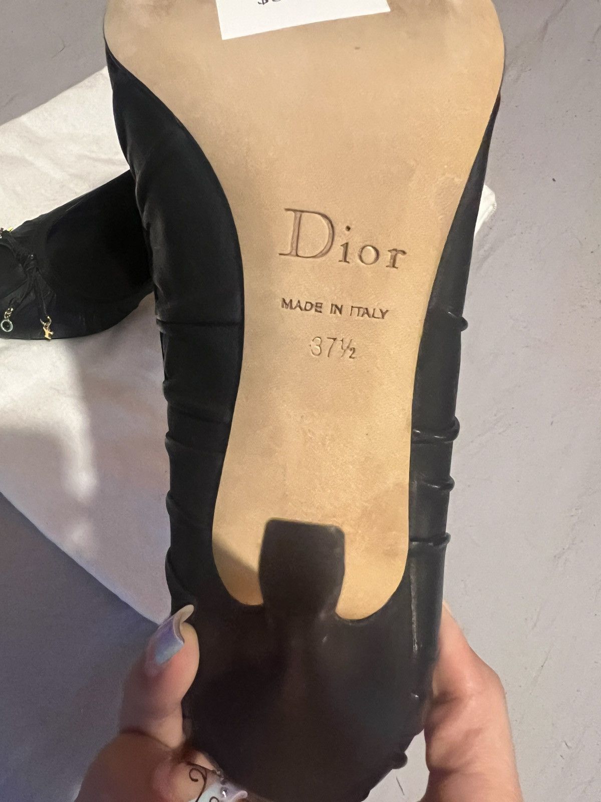 Dior Dior Leather Heels Size US 7.5 / IT 37.5 - 3 Thumbnail