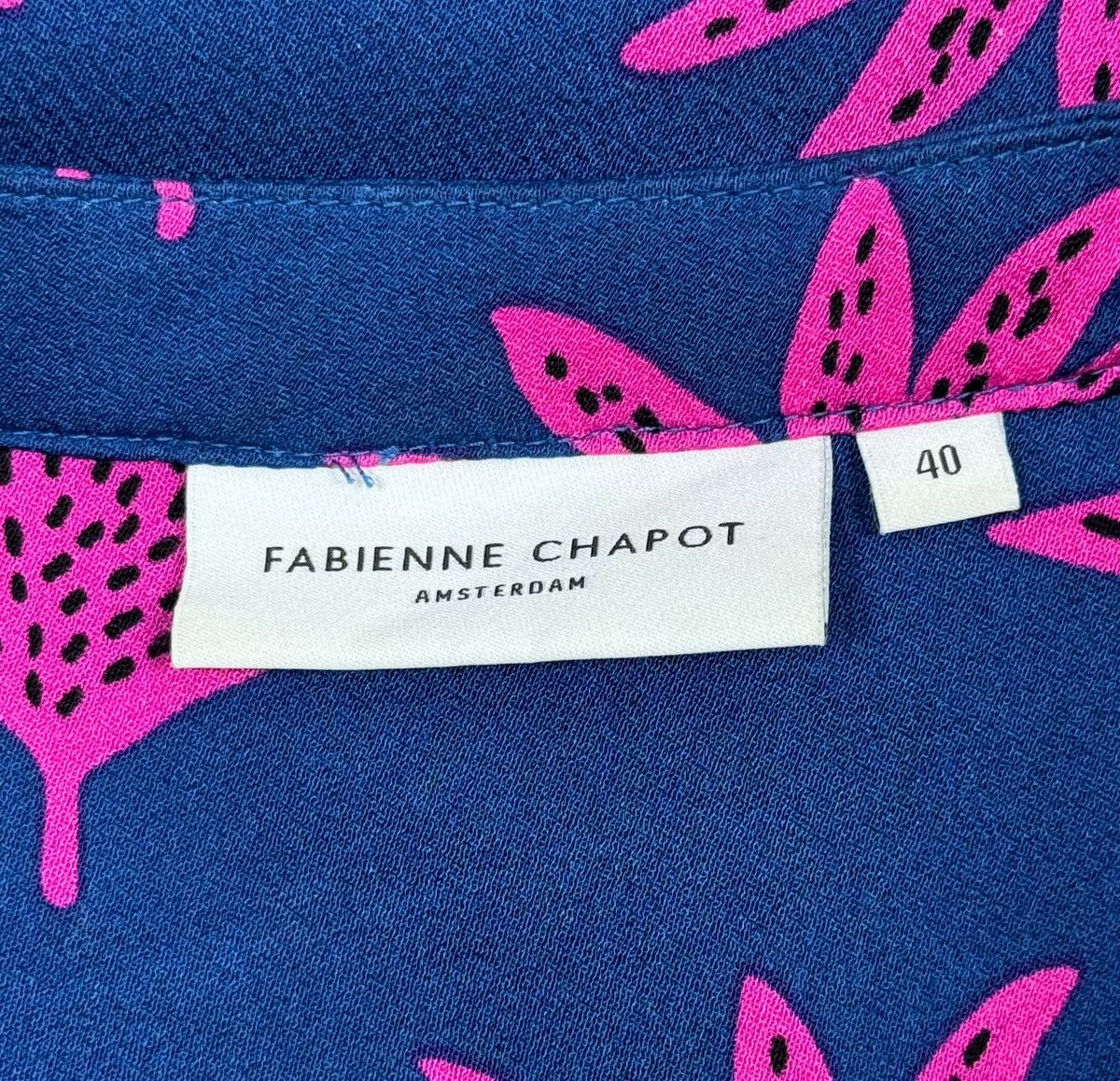 Designer Fabienne Chapot Sunset Blouse Viscose Printed Size 40 Size M / US 6-8 / IT 42-44 - 15 Thumbnail