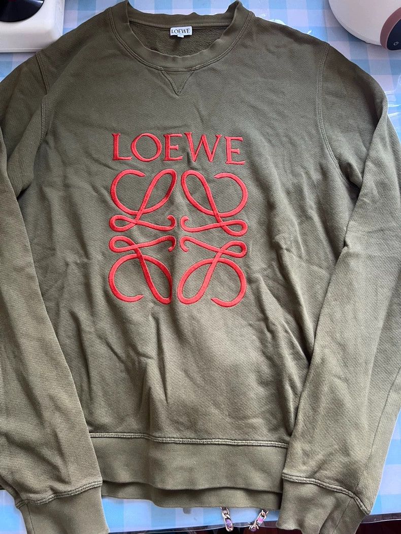 Loewe LOEWE Embroidered hoodie Size S / US 4 / IT 40 - 1 Thumbnail