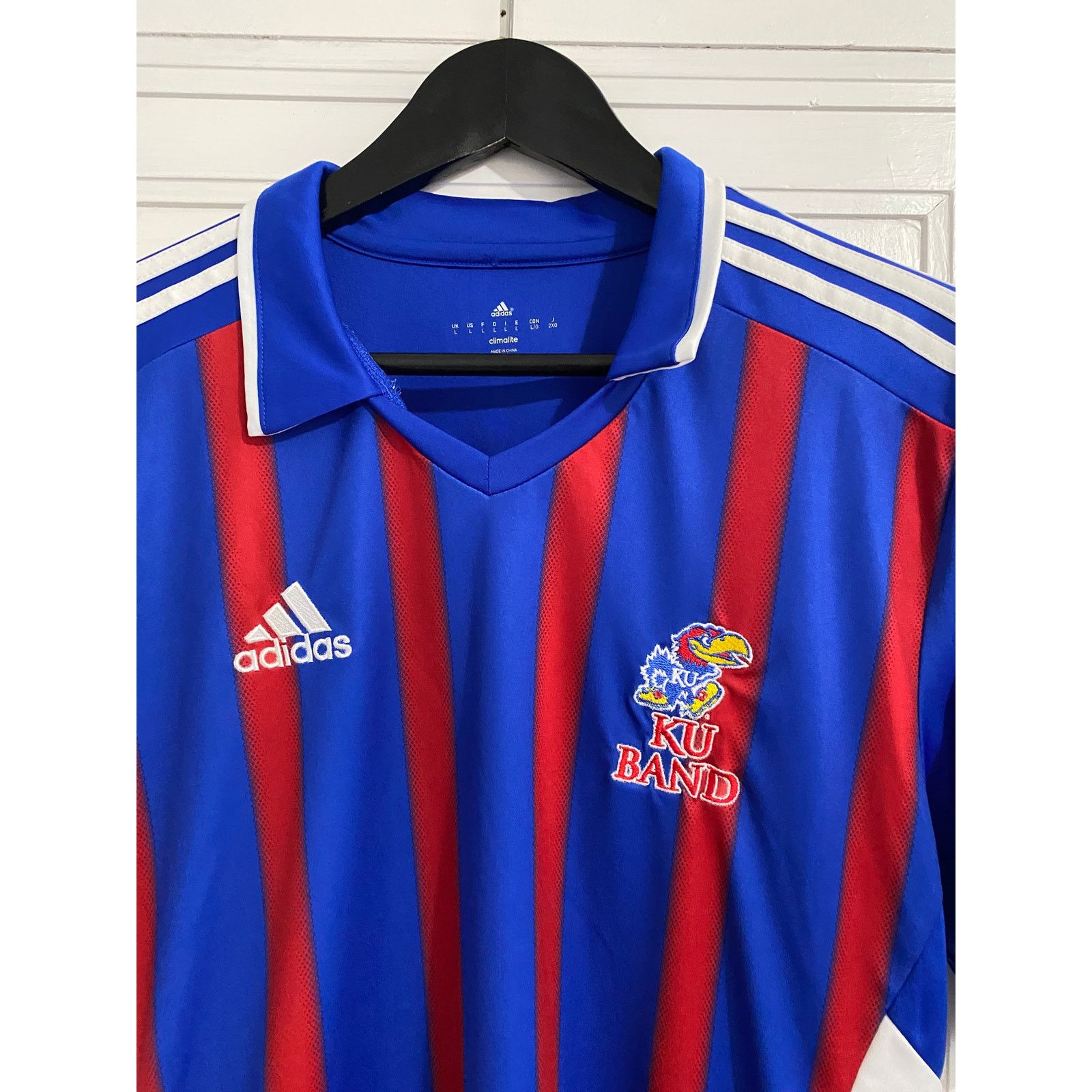 Adidas Kansas Jayhawks Band Adidas Soccer Jersey Size Large Size US L / EU 52-54 / 3 - 2 Thumbnail