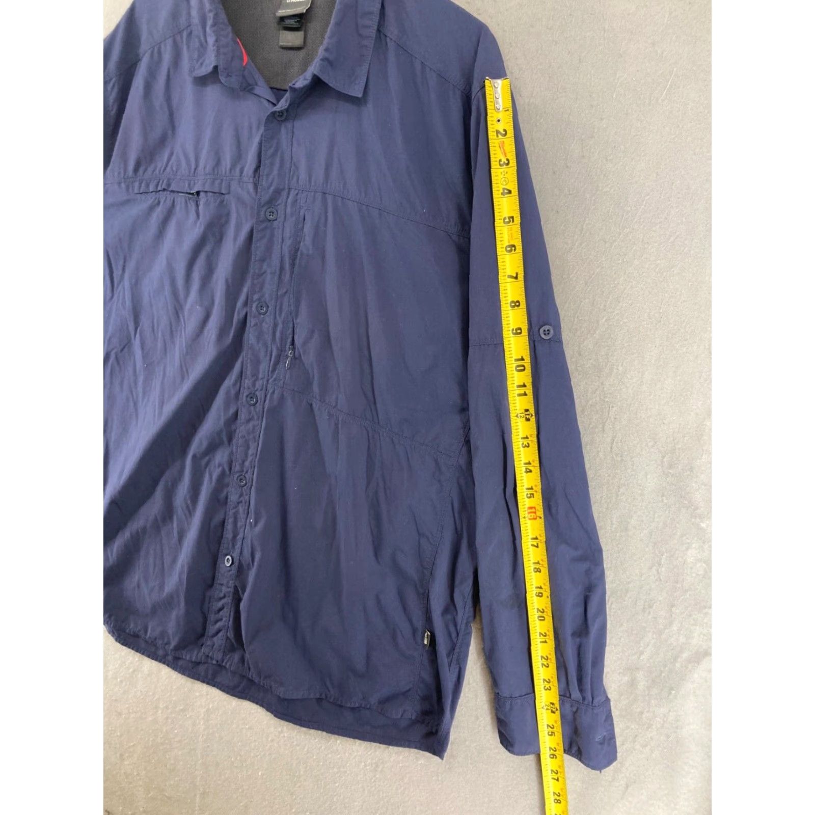 The North Face The North Face Outdoor Button-Up Shirt 2XL Blue Long Sleeve Mens Size US XXL / EU 58 / 5 - 4 Thumbnail