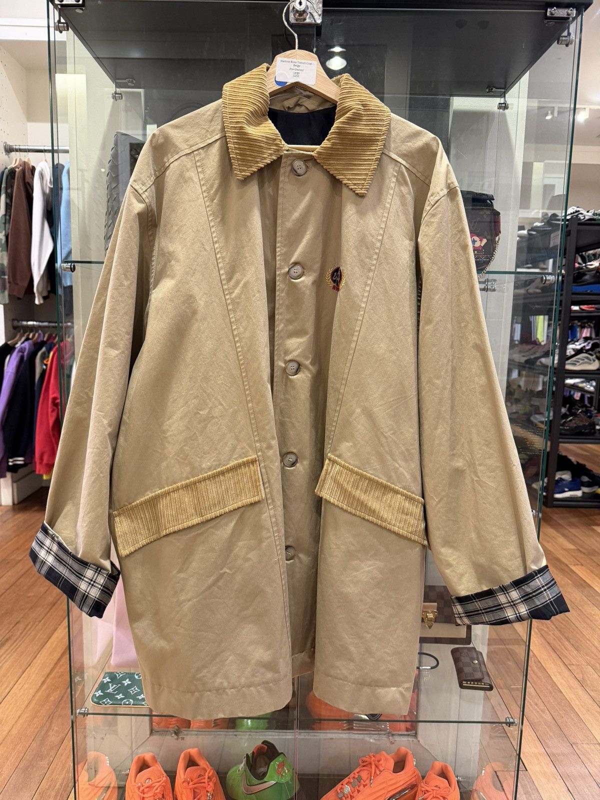 Martine Rose Martine Rose Trench Coat - Khaki Size US L / EU 52-54 / 3 - 1 Thumbnail