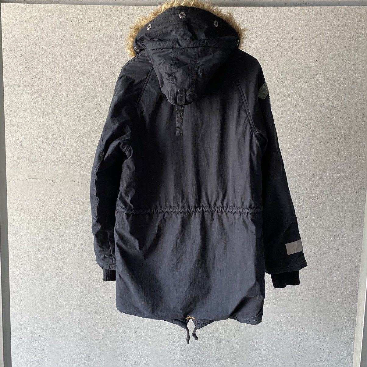 Diesel DIESEL Black Fur-Trimmed Parka Size US S / EU 44-46 / 1 - 16 Thumbnail