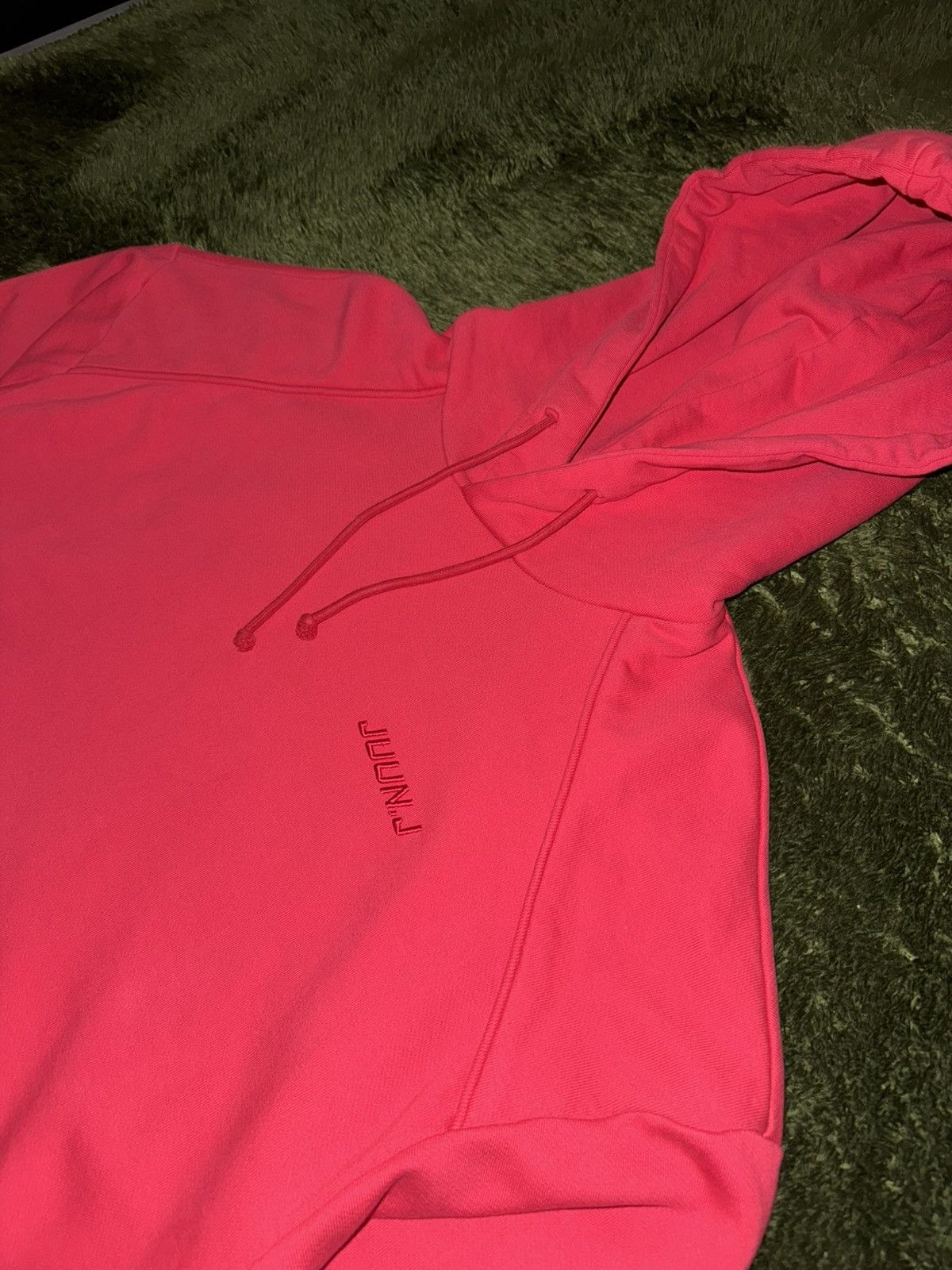 Juun.J [S] JUUN.J Oversized Side-Zip Hoodie Red Size US S / EU 44-46 / 1 - 2 Thumbnail
