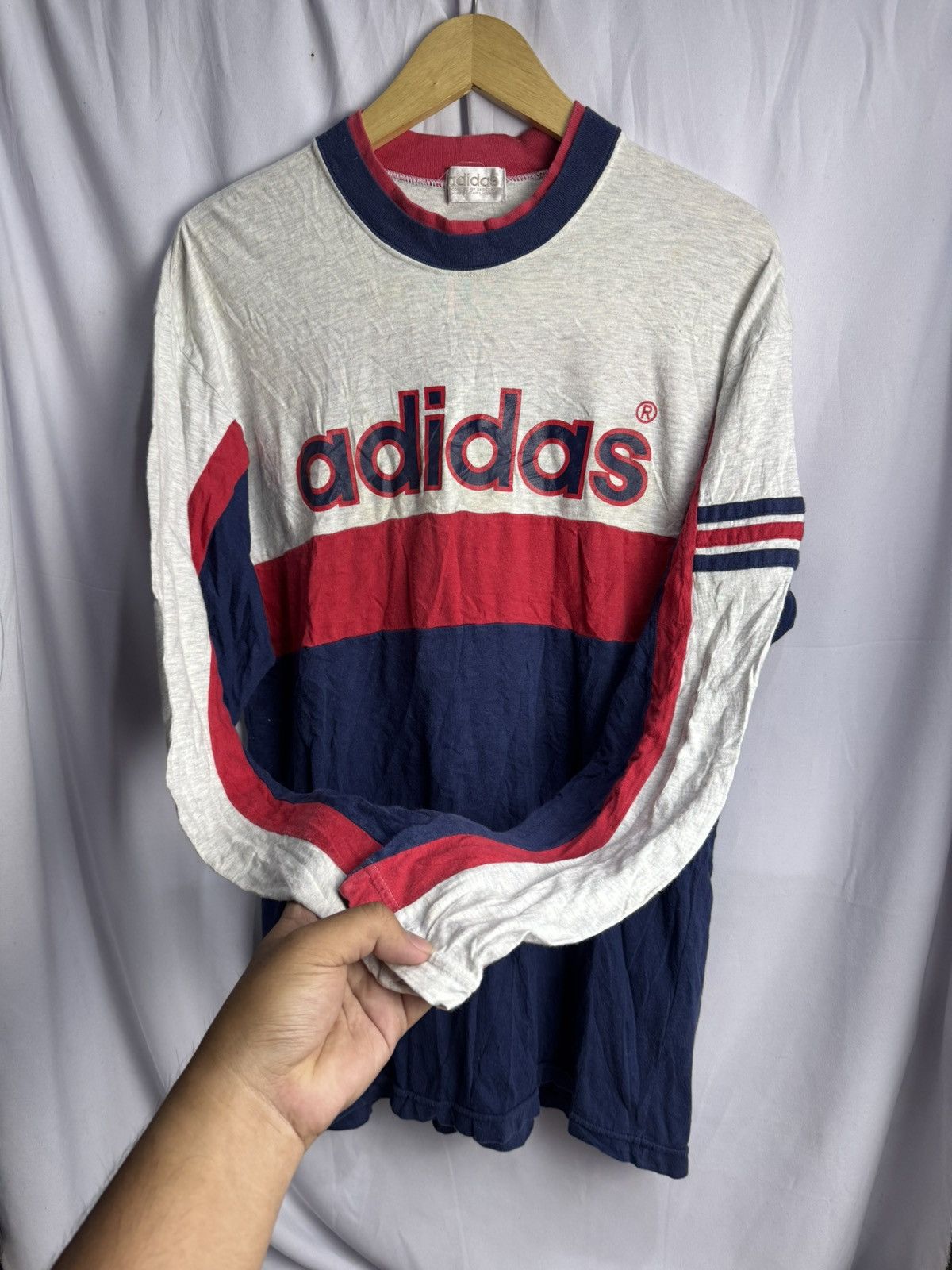 Adidas 90s Adidas Vintage Long Sleeve Descente Size US M / EU 48-50 / 2 - 3 Thumbnail