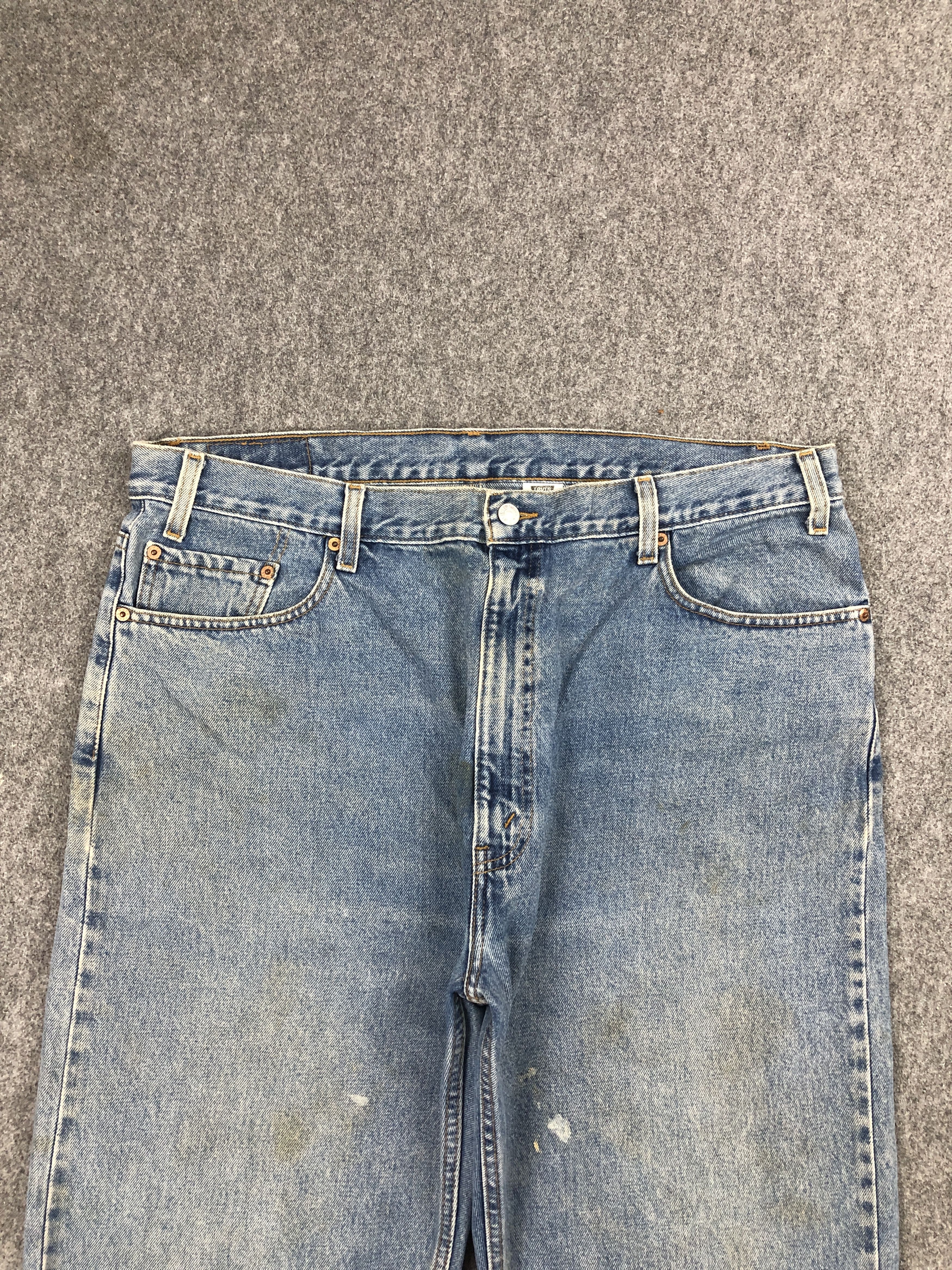 Levi's Vintage 90s Levis 505 Light Wash Jeans DP2437 Size US 39 - 2 Thumbnail