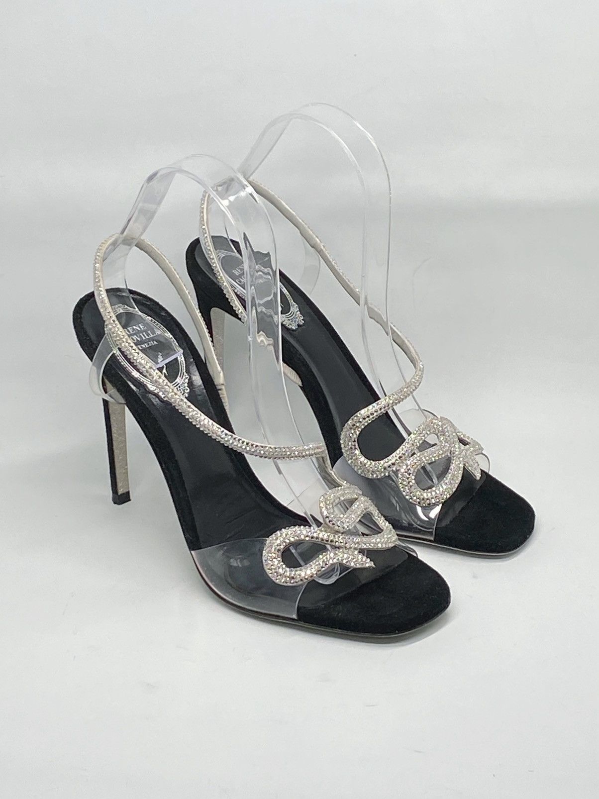 Rene Caovilla Rene Caovilla 105MM Snake Slingback Sandals size 38.5 Size US 8.5 / IT 38.5 - 1 Thumbnail