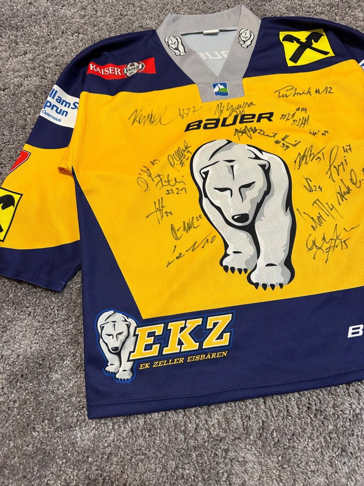 Eddie Bauer EKZ Die Zeller Eisbären Bauer Ice Hockey Jersey #7 CHRISTOPH Size US S / EU 44-46 / 1 - 2 Thumbnail