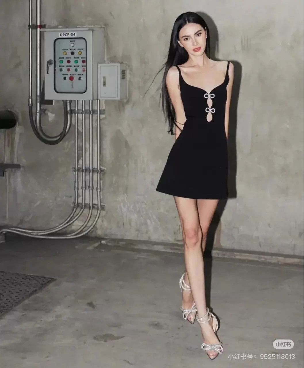 MACH & MACH Mach&Mach Black Cami Dress 40 Size S / US 4 / IT 40 - 1 Thumbnail