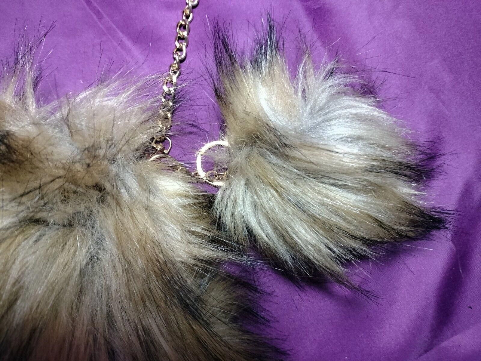 Designer Dog Style Faux Fur Purse Size ONE SIZE - 3 Thumbnail