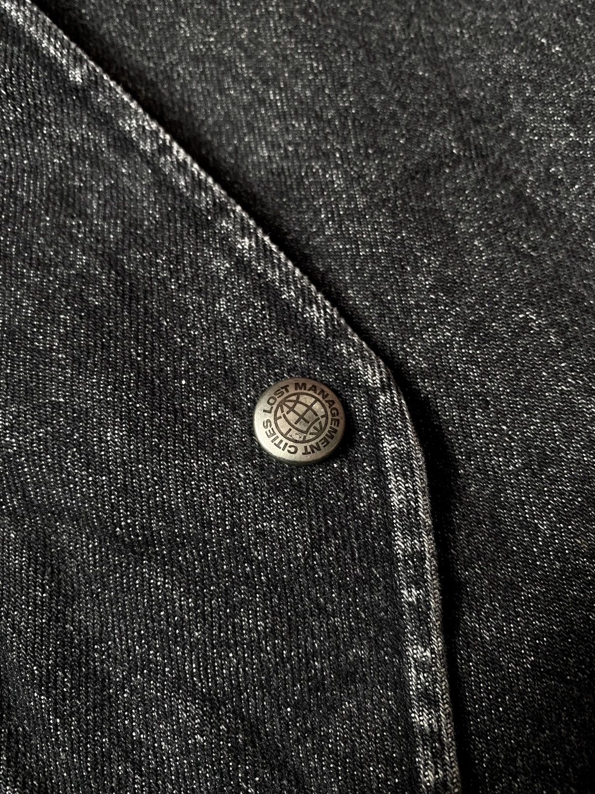 Other LMC WASHED DENIM COACH JACKET BLACK Size US M / EU 48-50 / 2 - 8 Thumbnail