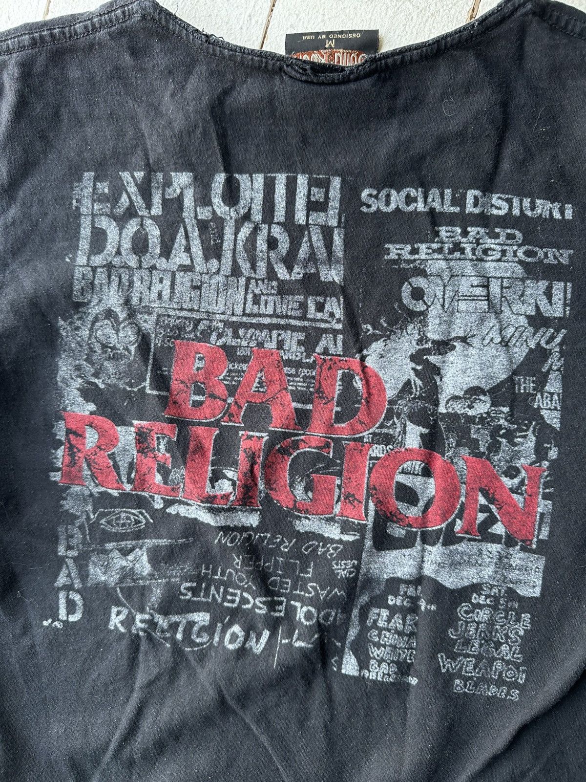 Other 🚨 BAD RELIGION RARE BIG LOGO WOMEN M BACK LOGO BAND Size M / US 6-8 / IT 42-44 - 4 Thumbnail