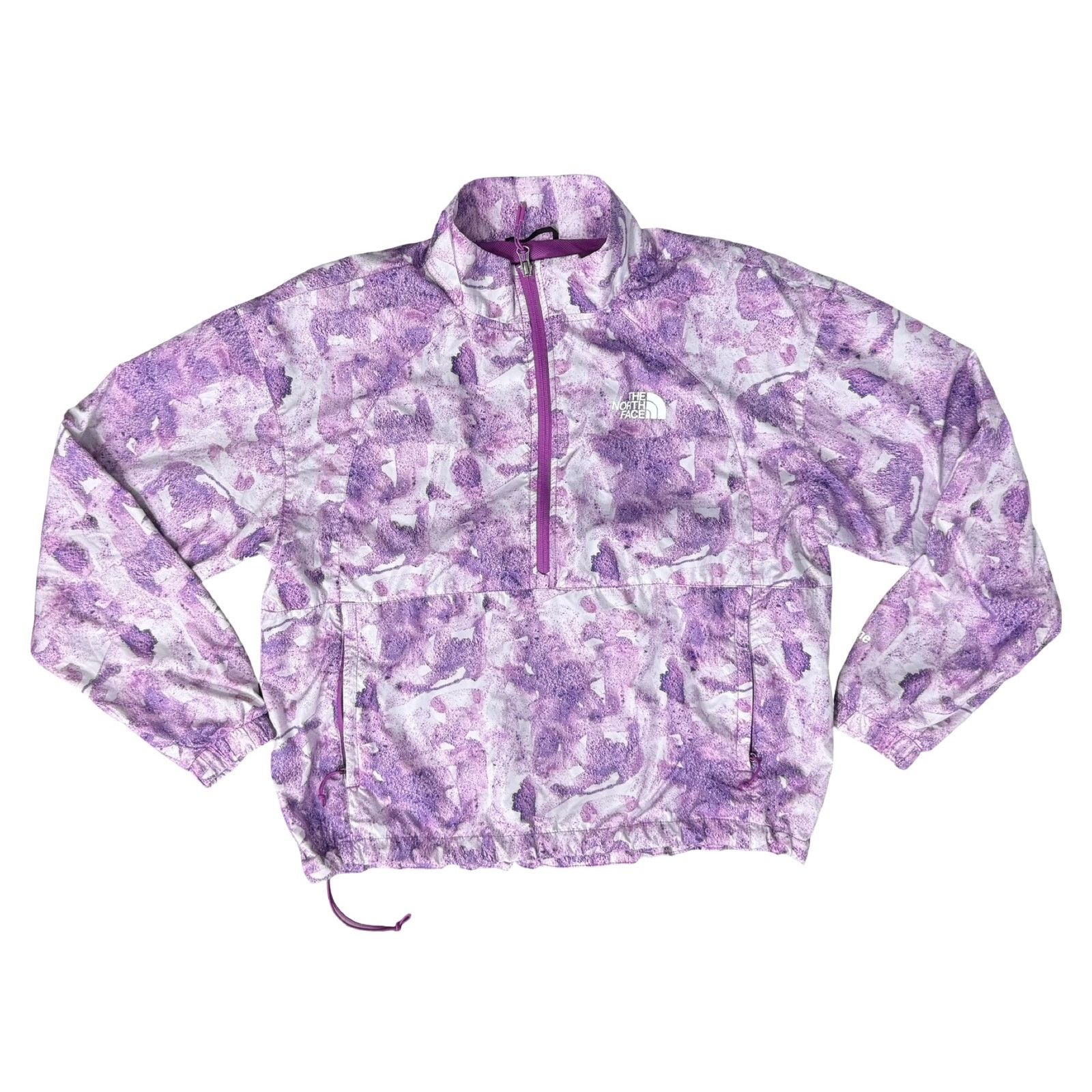The North Face North Face Purple White Hydrenaline ¼ Zip Pullover Jacket L Size L / US 10 / IT 46 - 11 Thumbnail